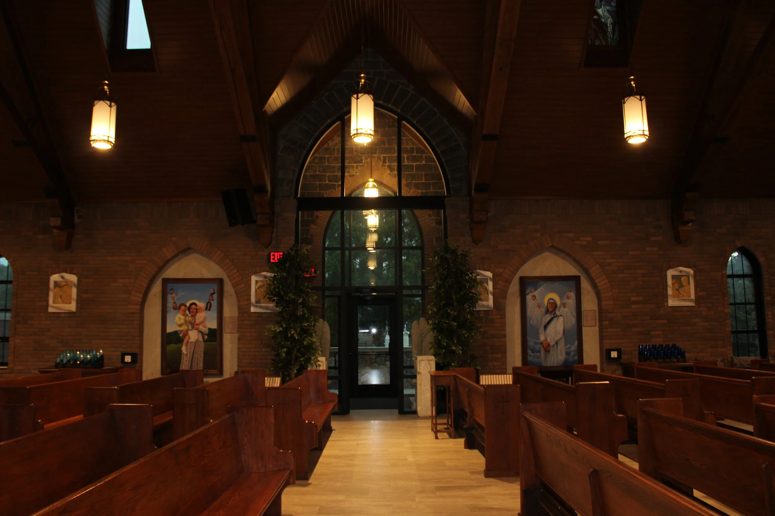 New side entrance view