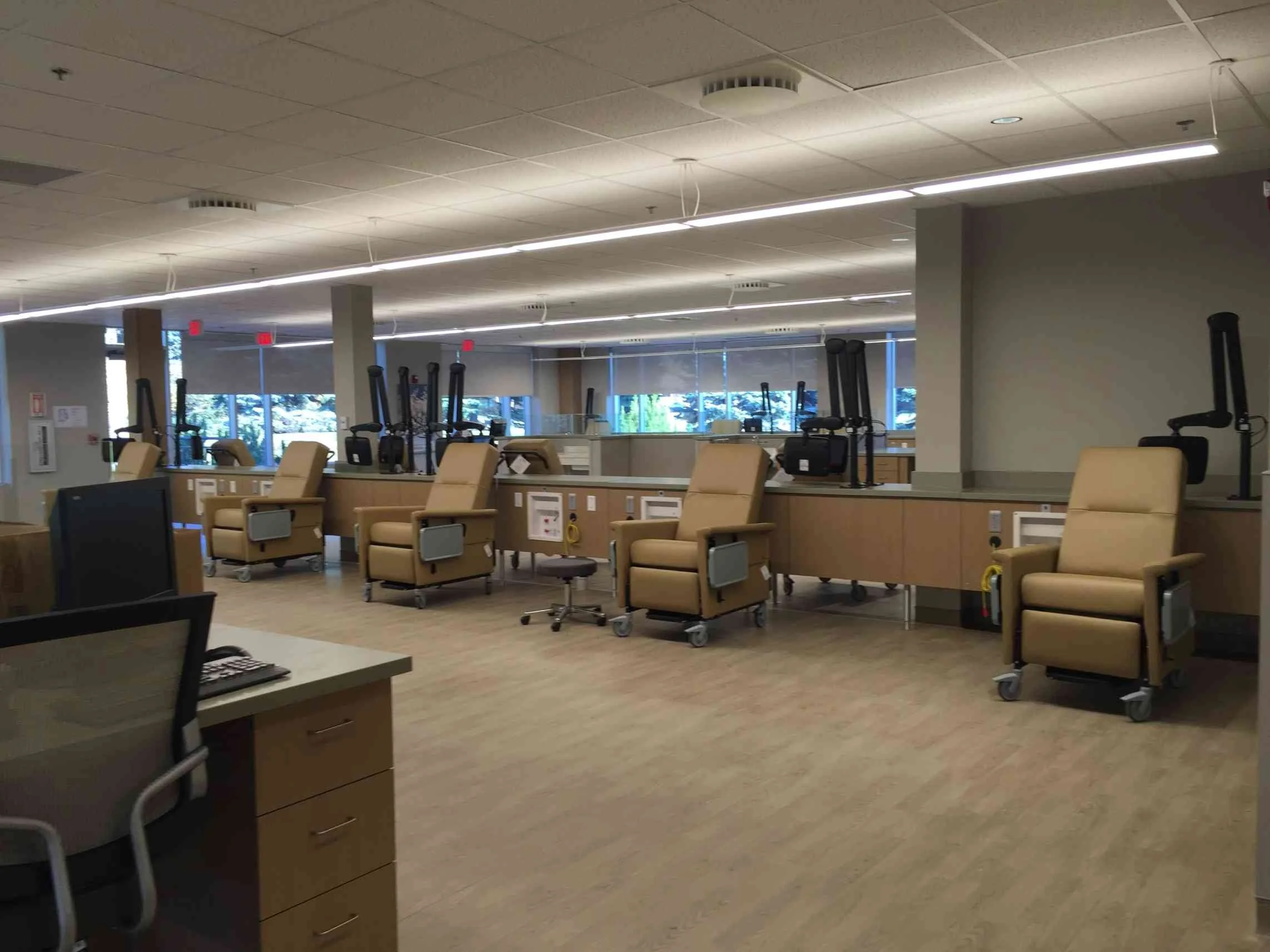 Patient treatment chairs