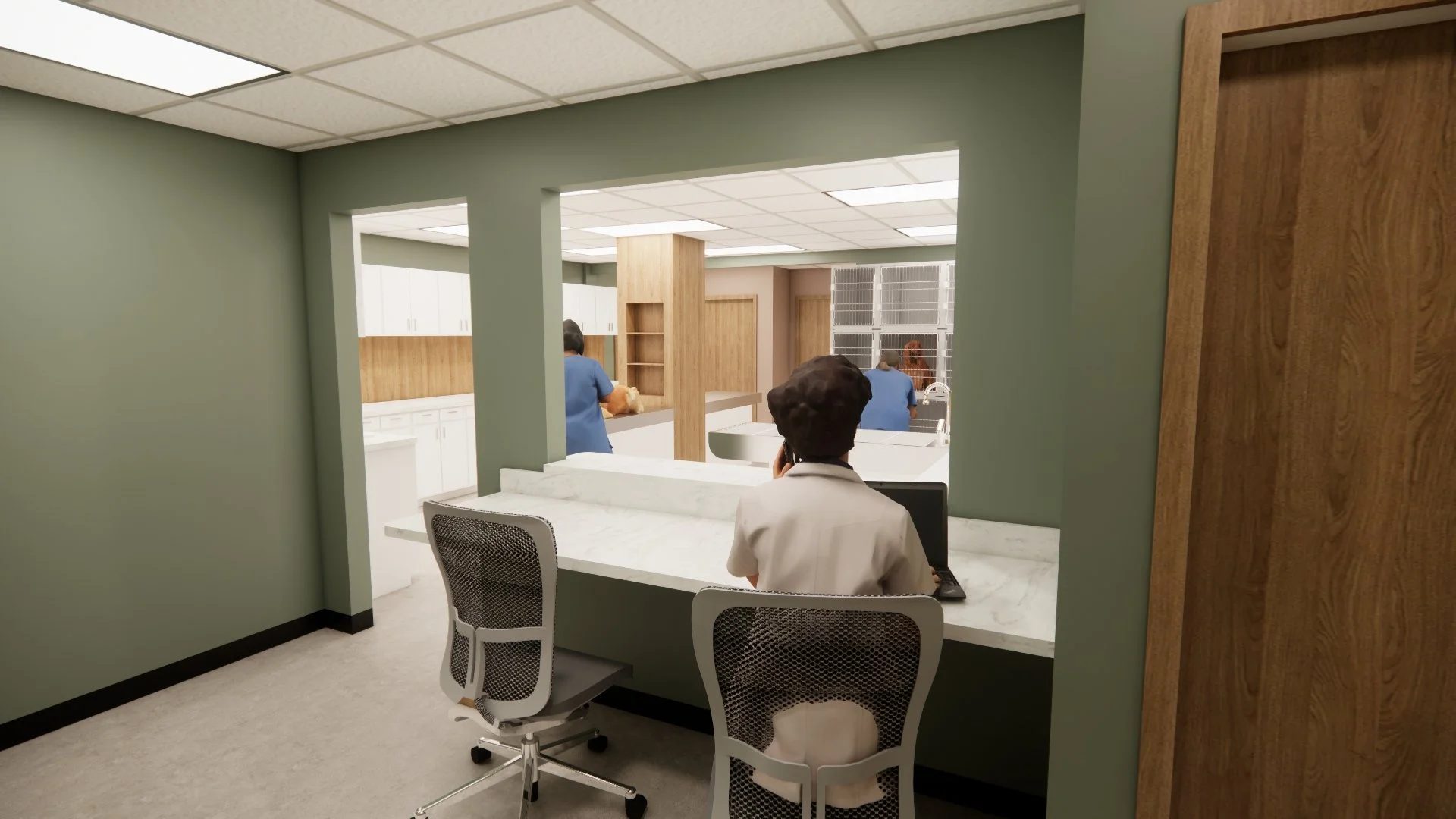 Lakeland Triage - working station