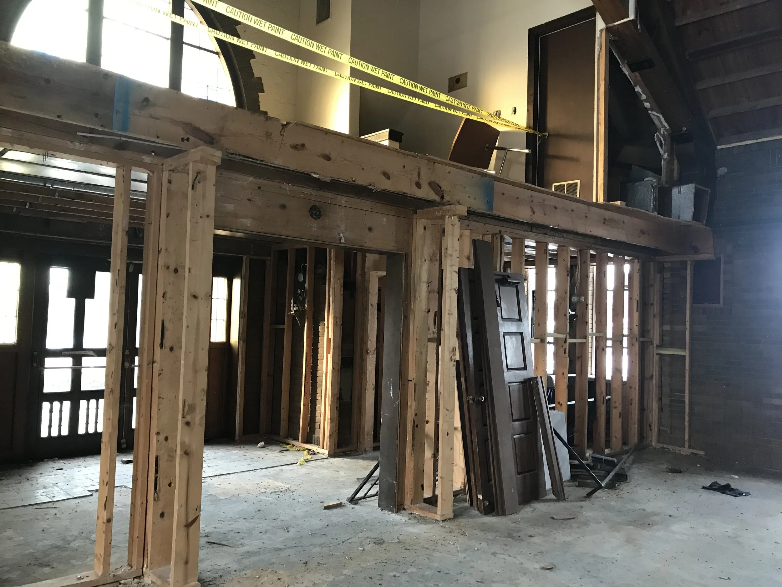 Before - Interior main entrance