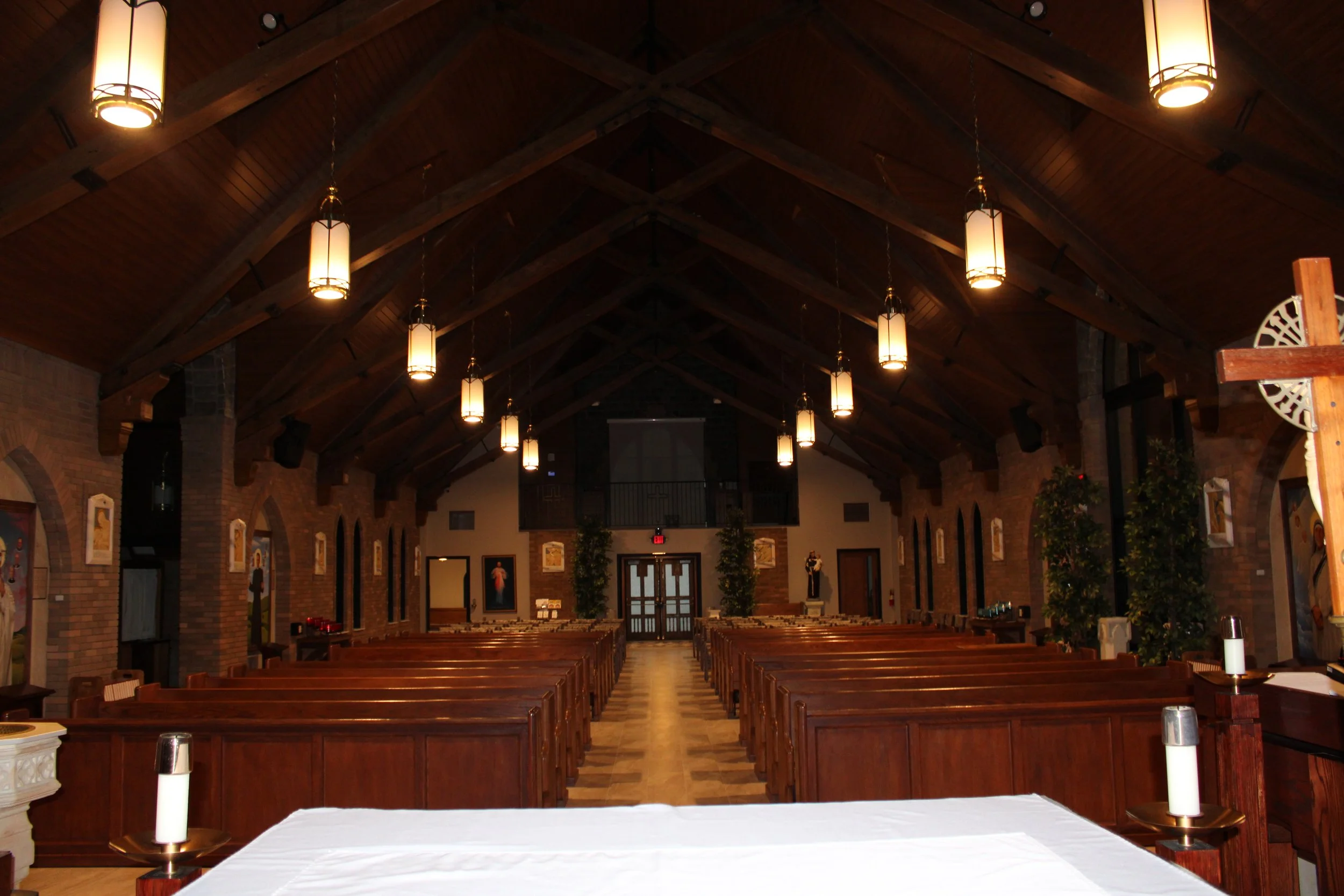 Chapel view from the pulpit 