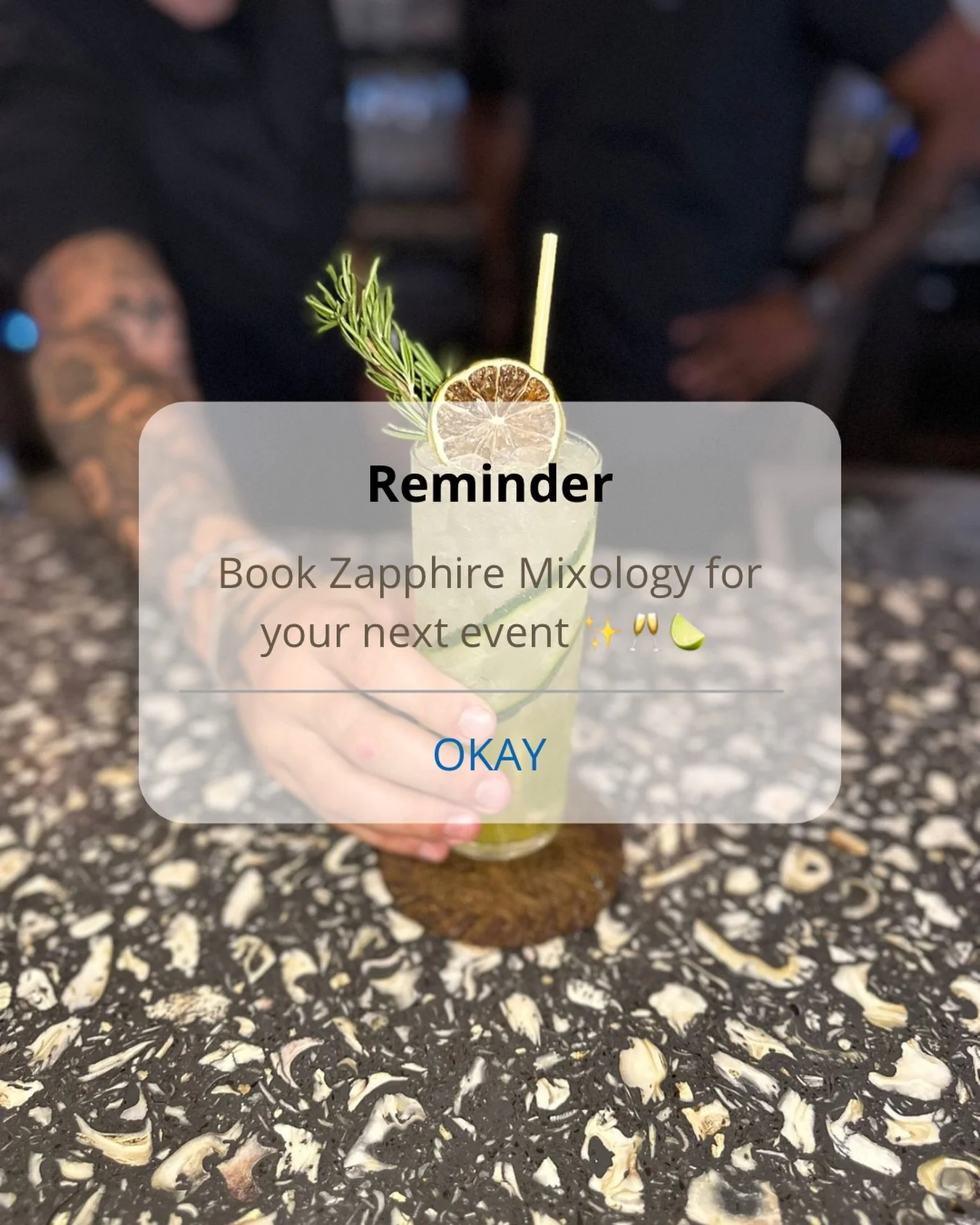If you have to start your week off with any kind of reminder, it&rsquo;s this&hellip;.

What do you get when booking with Zapphire Mixology?

✨ A stylish, fully mobile bar setup
🍋 Fresh garnishes and premium mixers
🍹 Custom cocktails tailored to yo