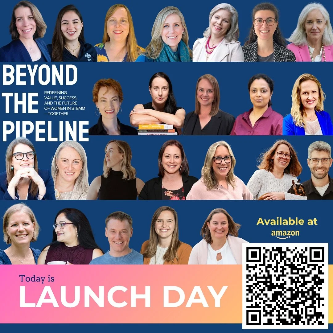 IT&rsquo;S LAUNCH DAY!! 🚀 

Beyond the Pipeline is now available on Amazon in paperback and ebook. 

Six continents. Over 100 voices. One shared goal: a better future in STEMM. Beyond the Pipeline is not just a book&mdash;it&rsquo;s a global convers