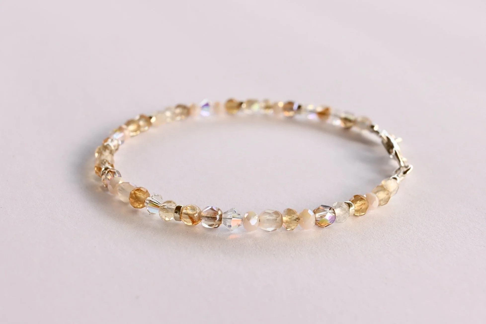 Citrine & Moonstone, Golden Hour Bracelet, Lunar Tides Collection