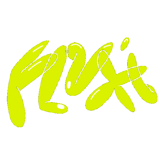 Green graffiti-style text that reads 'Flex' on a black background.