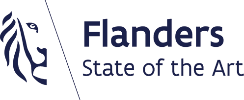 Flinders State of the Art logo with abstract flame design