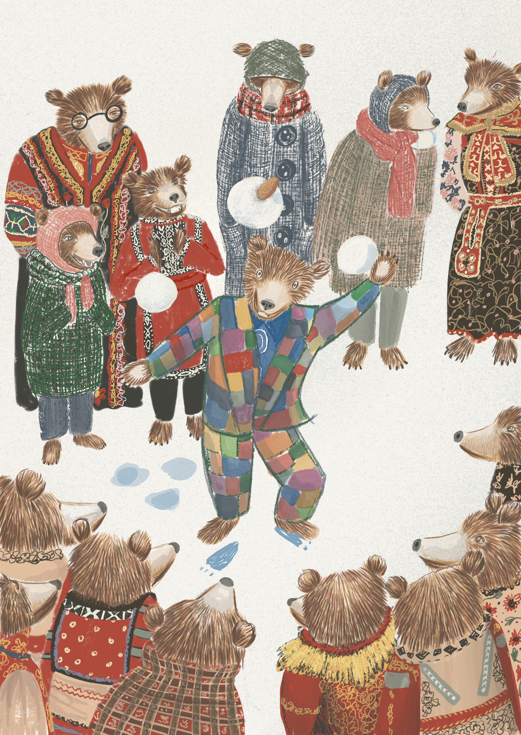 The Bear Series Book Illustration - Rolf the Stupendous