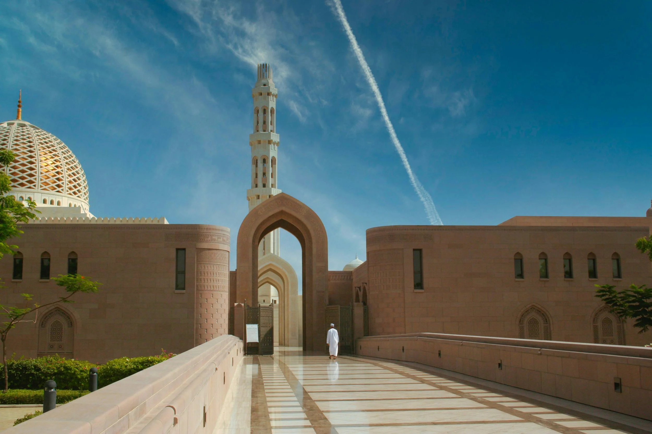 Sultan Qaboos Grand Mosque in Muscat, Oman