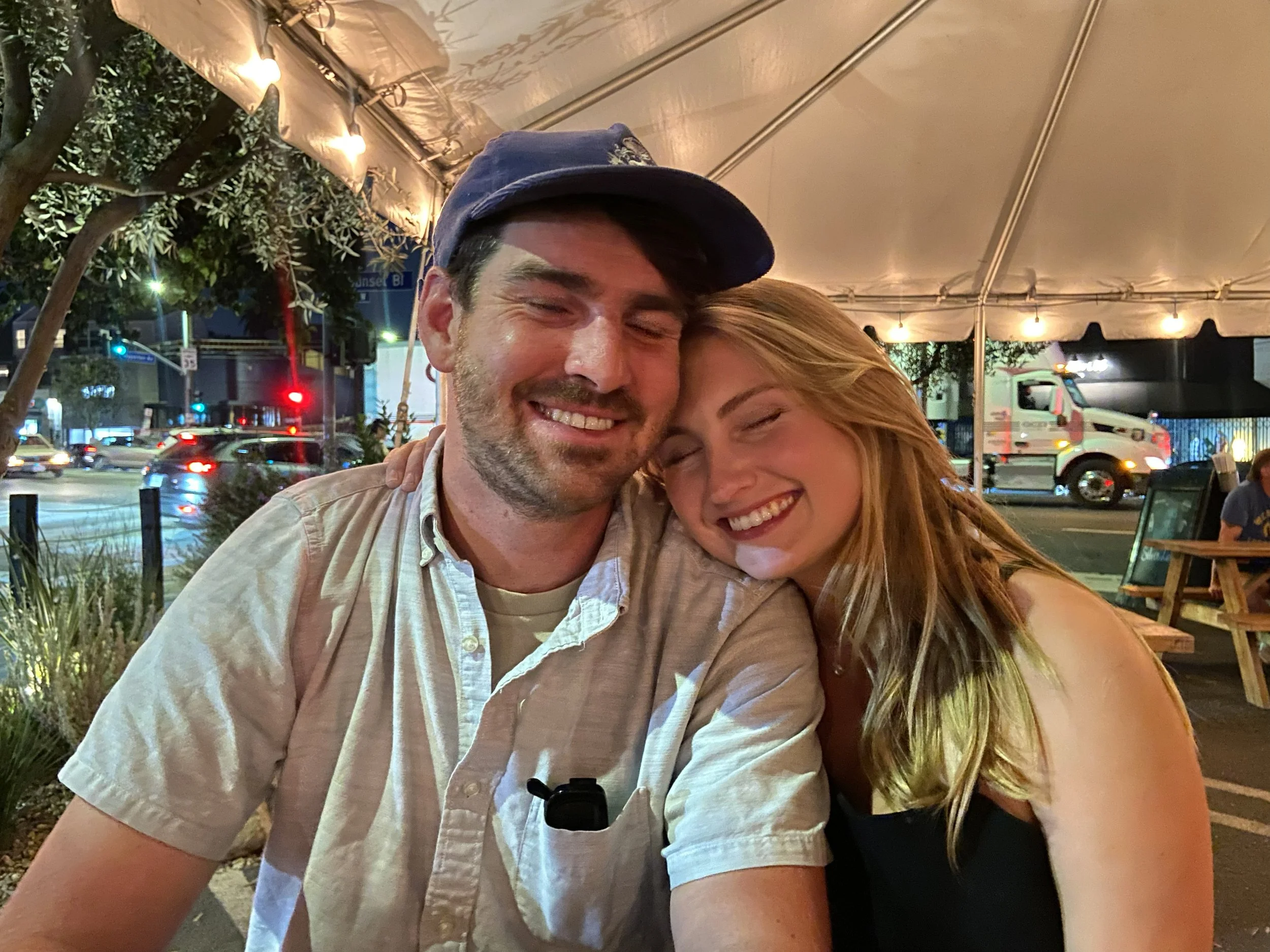 Smiling in Pasadena