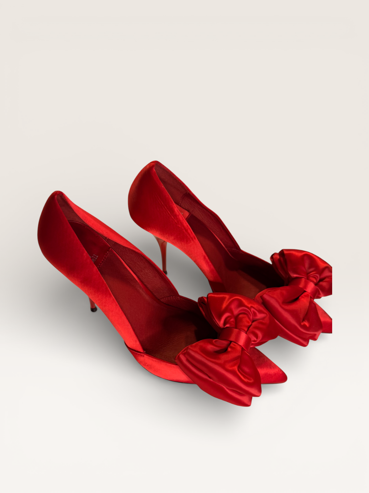 Jeffrey Campbell Red Satin Bow Pumps2of2.png
