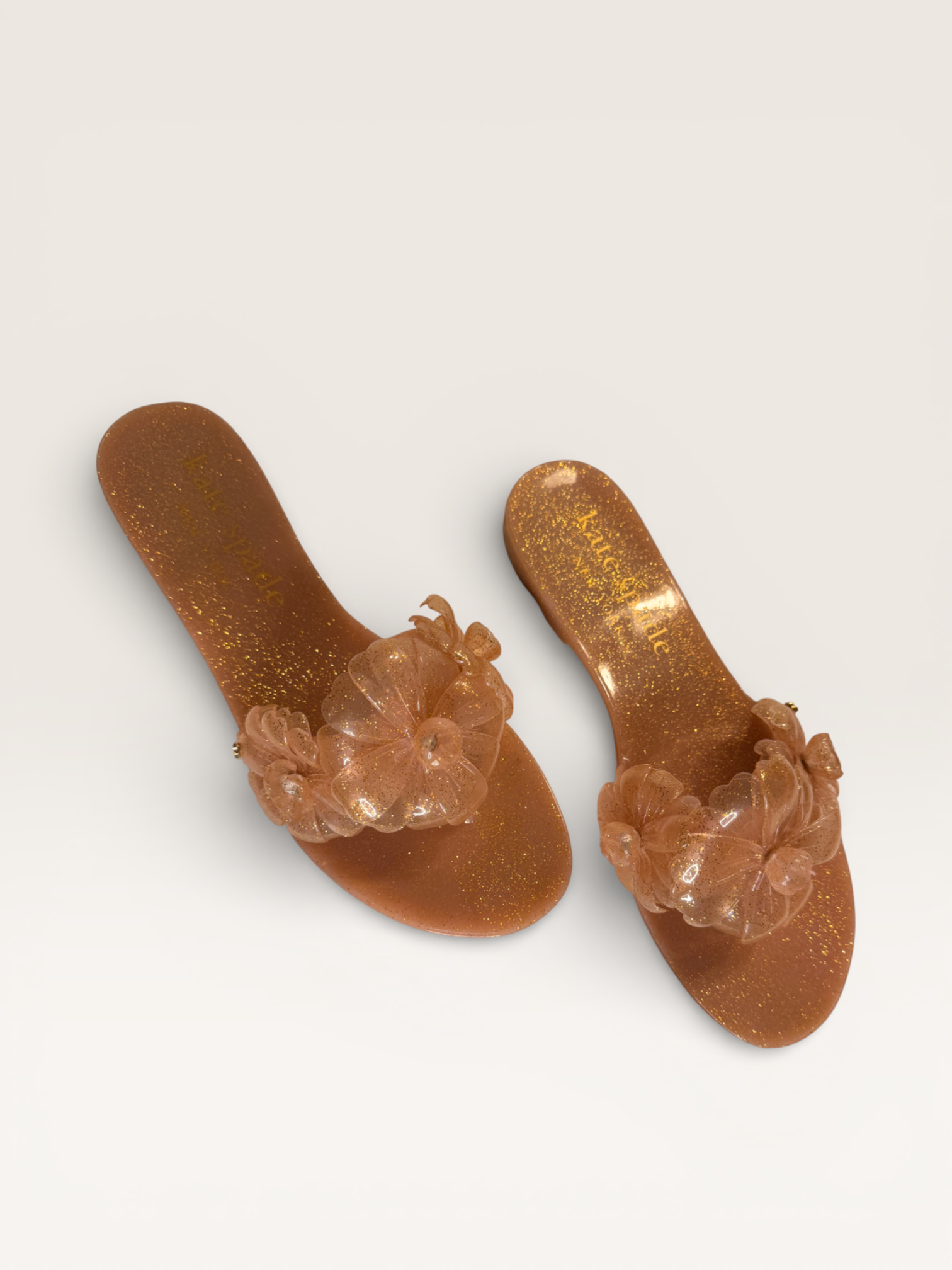 Kate Spade Floral Jelly Slide Sandals