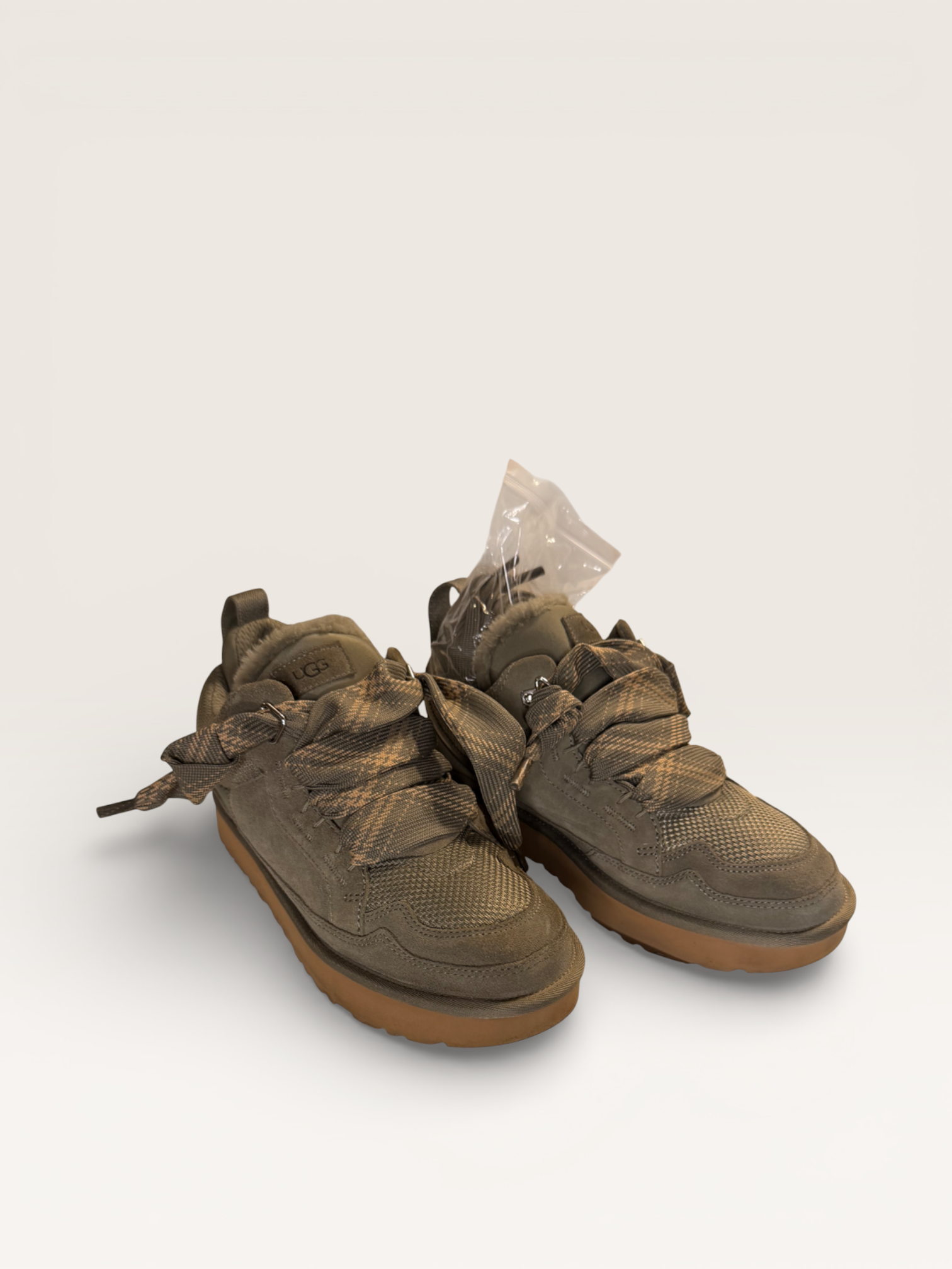 UGG Green Suede Low Top Sneakers.png