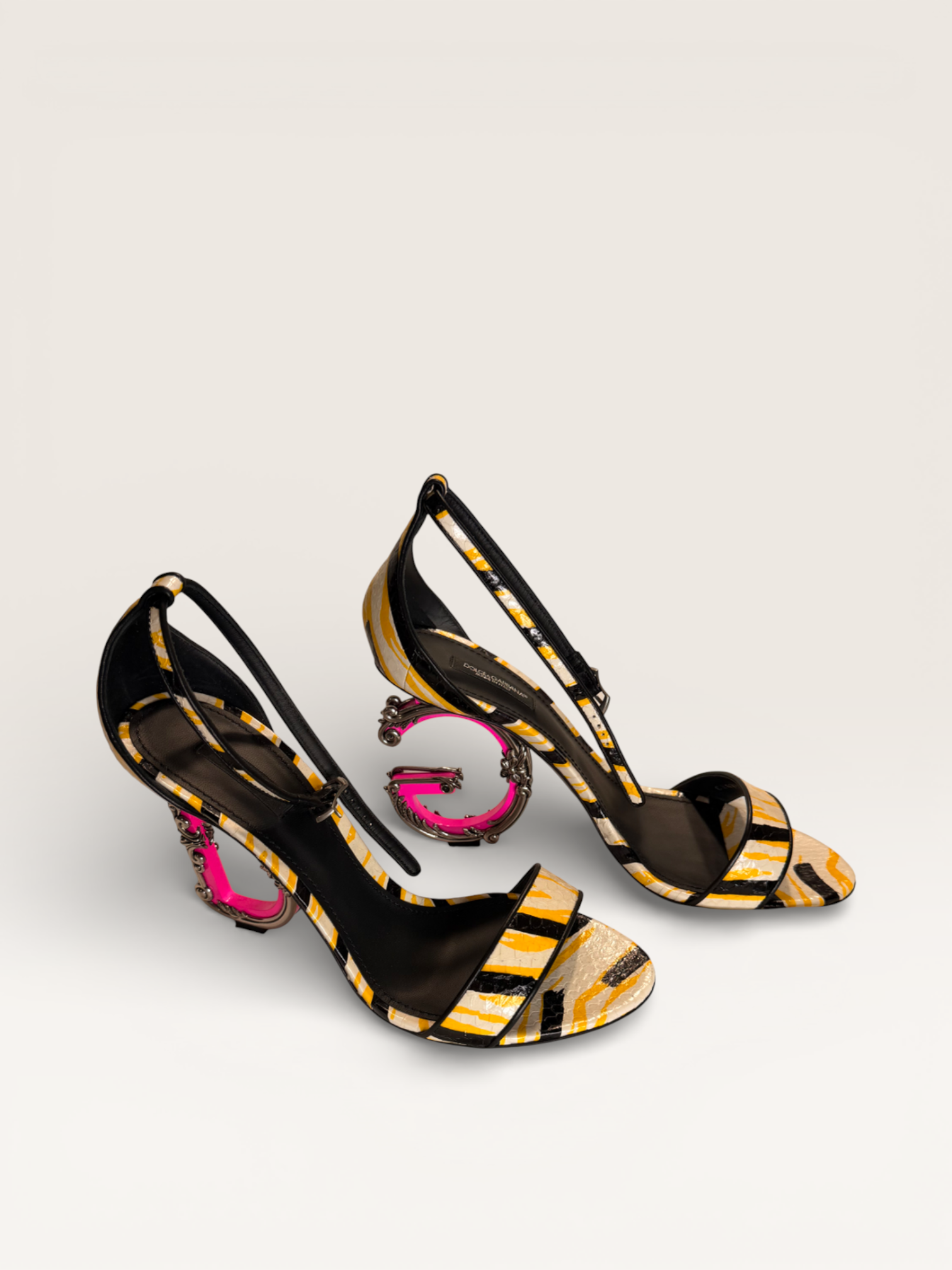 Dolce & Gabbana Sculptural Heel Sandals