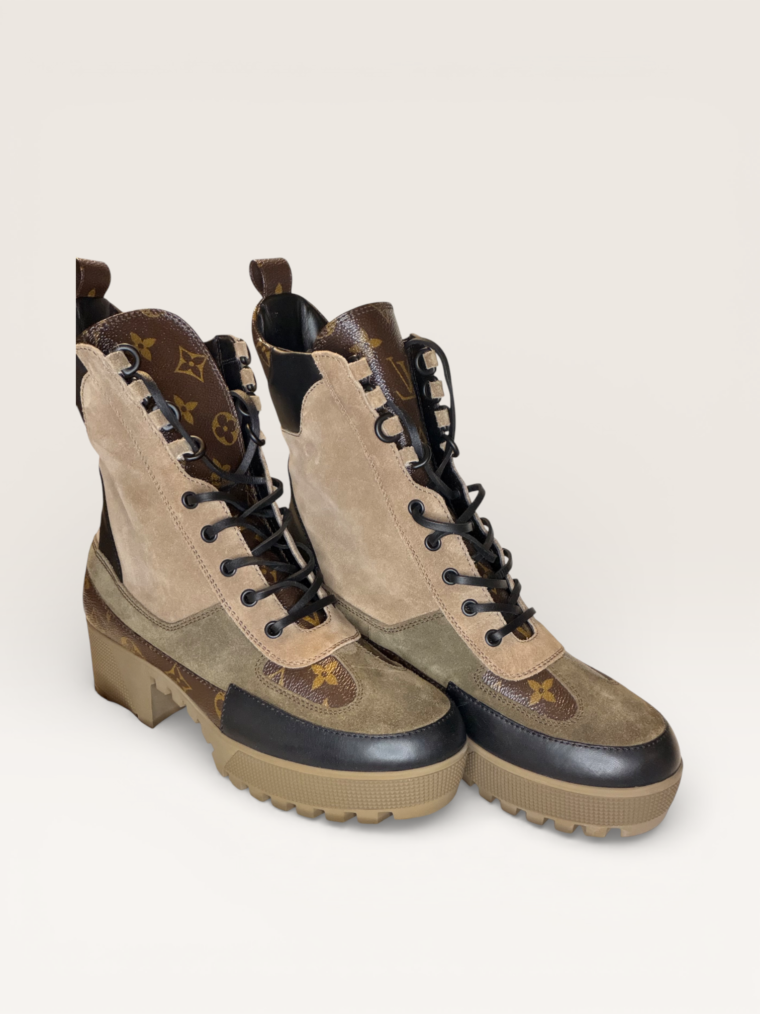 Louis Vuitton Monogram Hiking Ankle Boots