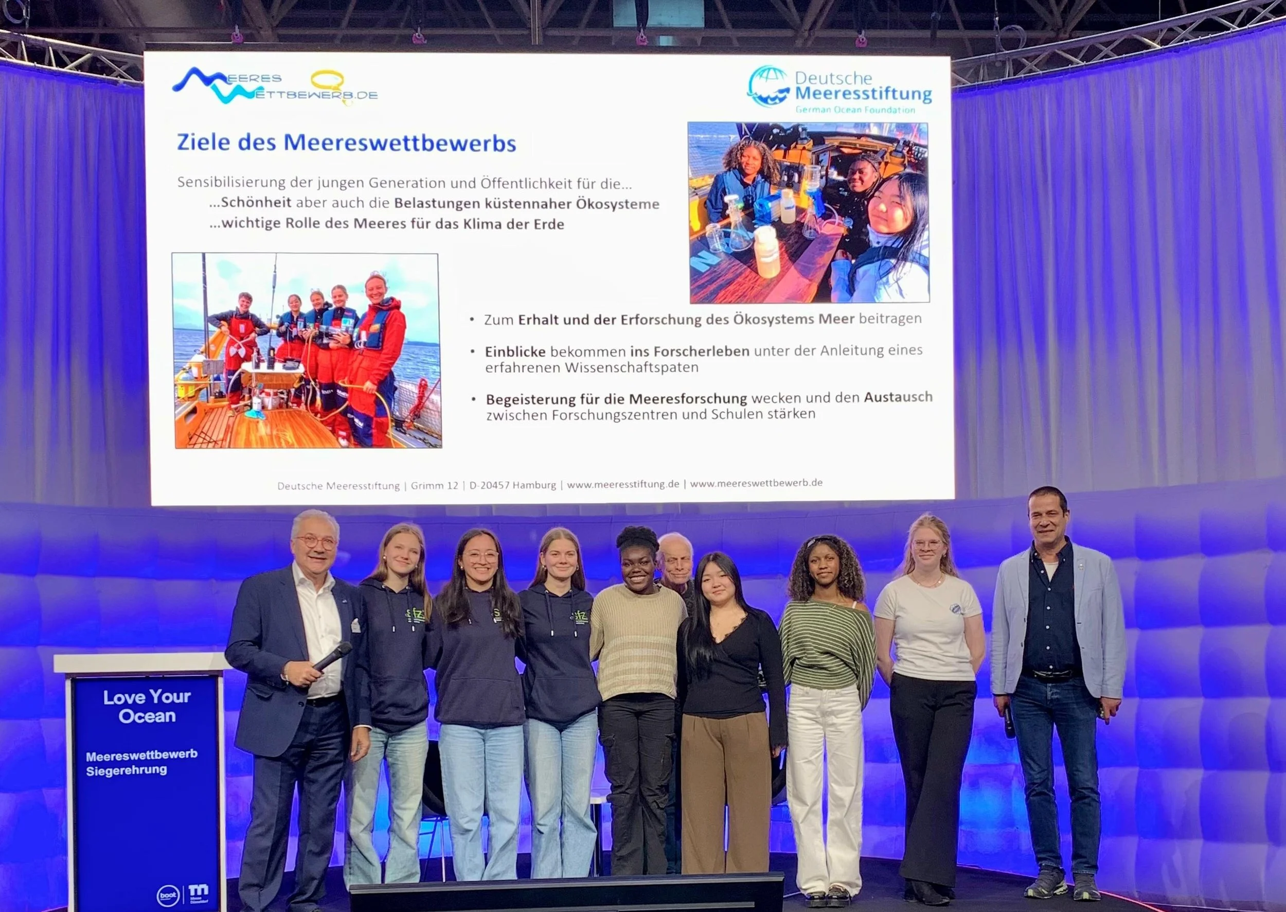 Research at Sea competiton 2025: young researchers set clear priorities for protecting the ocean and the River Elbe