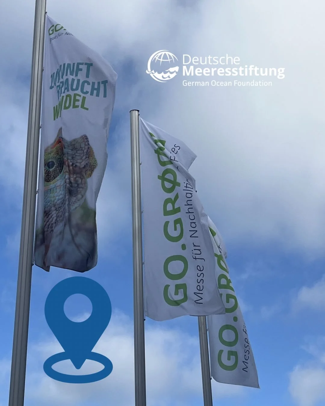 🌊 Wir sind auf der G&oslash; Gr&oslash;&oslash;n Messe in L&uuml;beck! 🌱
Heute und morgen ist die Deutsche Meeresstiftung auf der G&oslash; Gr&oslash;&oslash;n Messe vertreten. Mit dabei: Frank Schweikert mit seinem Vortrag &bdquo;Der Ozean ist uns