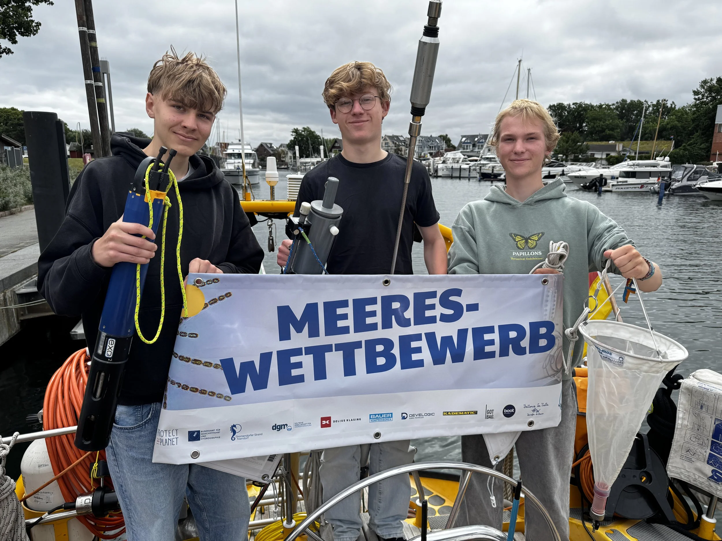 Storm halts research – yet young researchers still provide important data on oxygen-depleted waters in the Trave and on oxygen depletion zones in the Baltic Sea