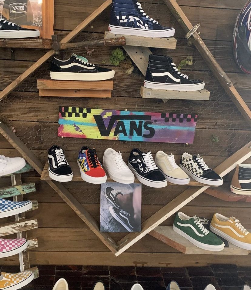 Custom Vans sign for display