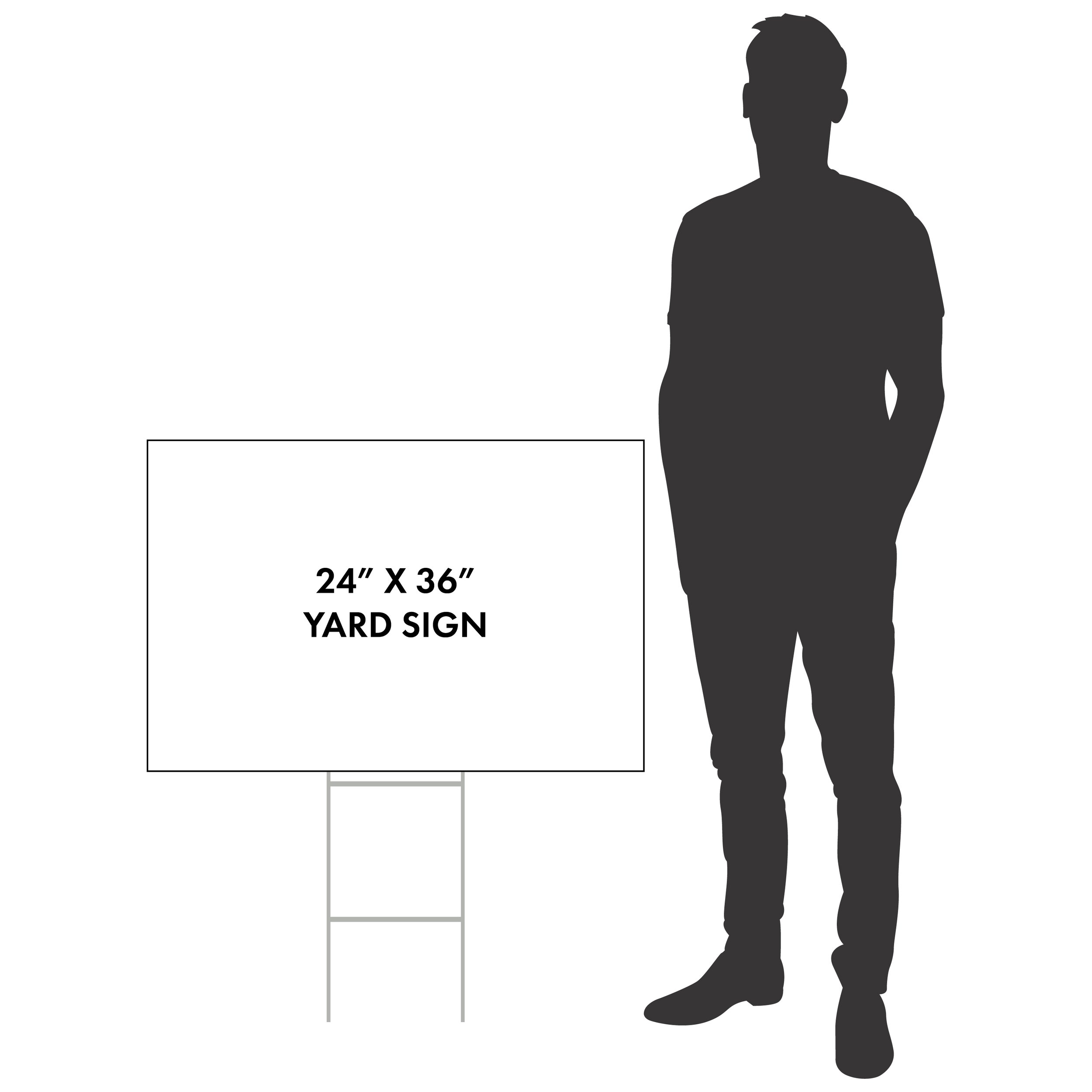 24" x 36" Double Sided Senior Yard Sign