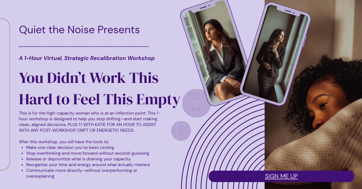You Didn't Work This Hard To Feel This Empty WORKSHOP -OPTION 1:1 Integration Add-ON Available