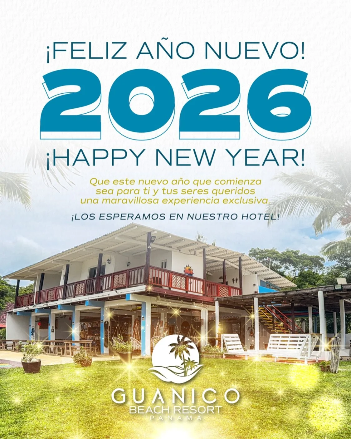 🥂Que este nuevo a&ntilde;o 2026 sea para todos ustedes un a&ntilde;o maravilloso y lleno de muchas bendiciones.

De parte de nuestro hotel les enviamos un caluroso saludo y le damos la m&aacute;s cordial bienvenida a este nuevo a&ntilde;o y de maner