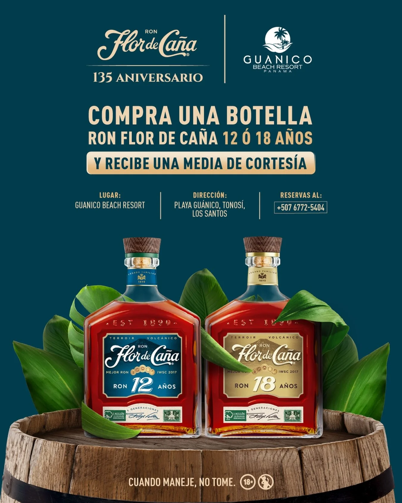 Nuestro hotel en conjunto con @flordecana_es tenemos para ti una promo muy especial al comprar una botella de Ron Flor de Ca&ntilde;a 12 o 18 a&ntilde;os recibe una media de cortes&iacute;a.🍾🥂

Esta y otras promociones las puedes disfrutar en nuest