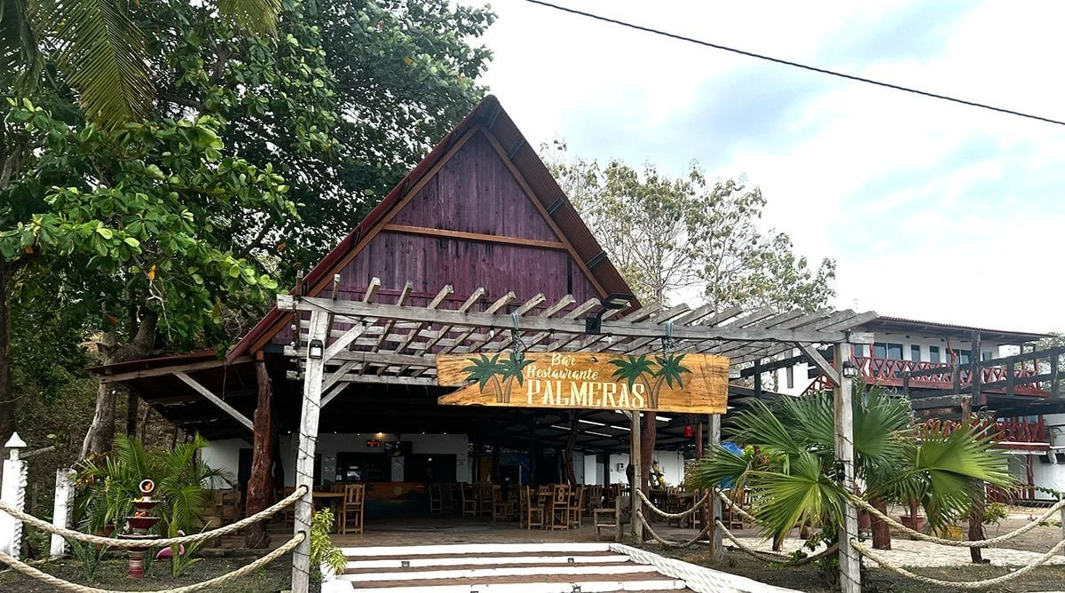 The Palmeras Restaurant at Guanico Beach Resort