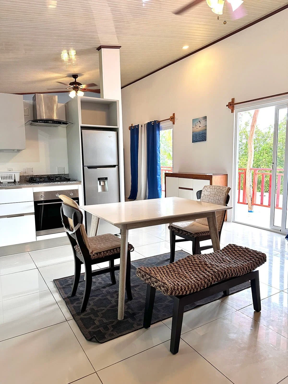 One of the apartments available at Guanico Beach Resort