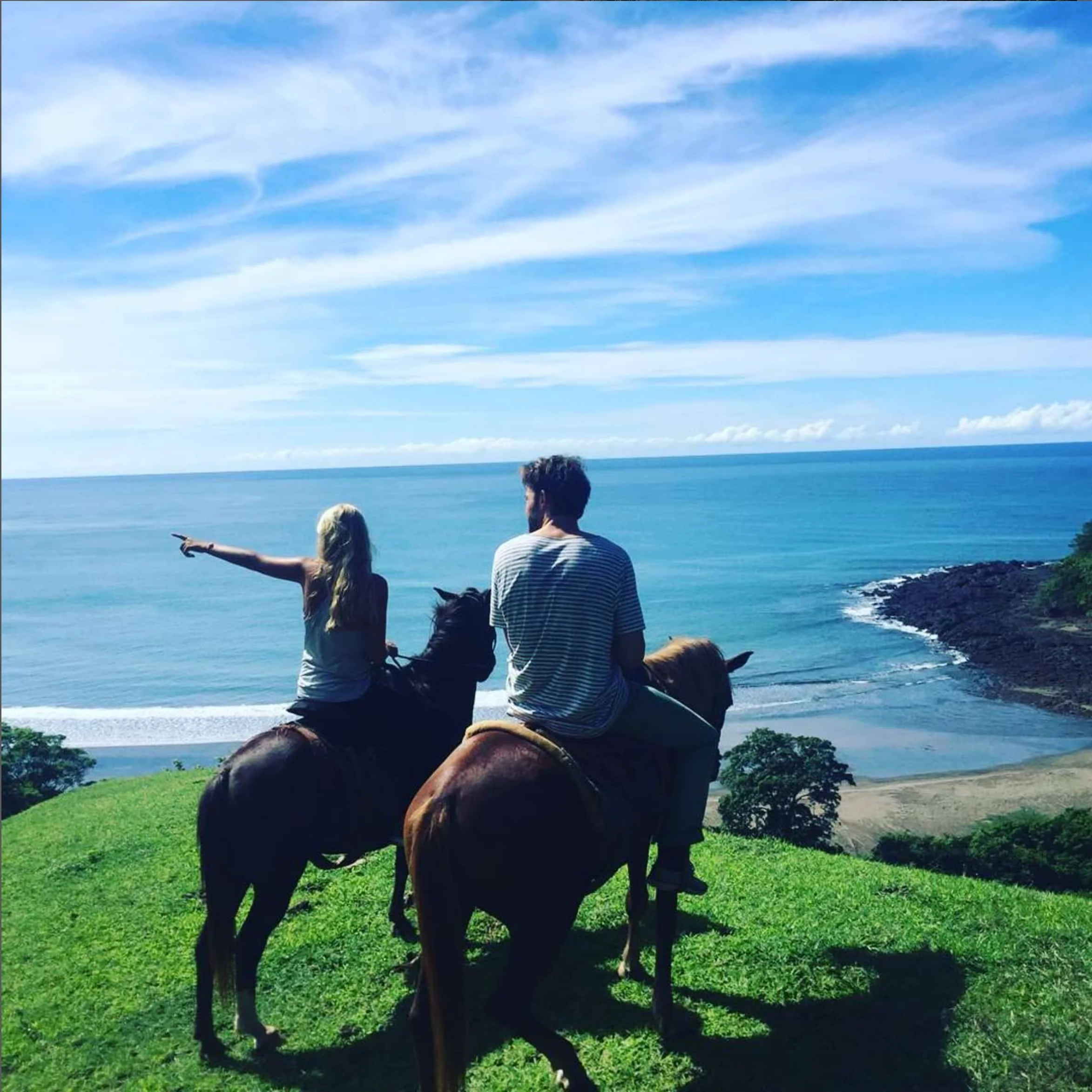 Horseback riding with a view at Guanico Beach Resort