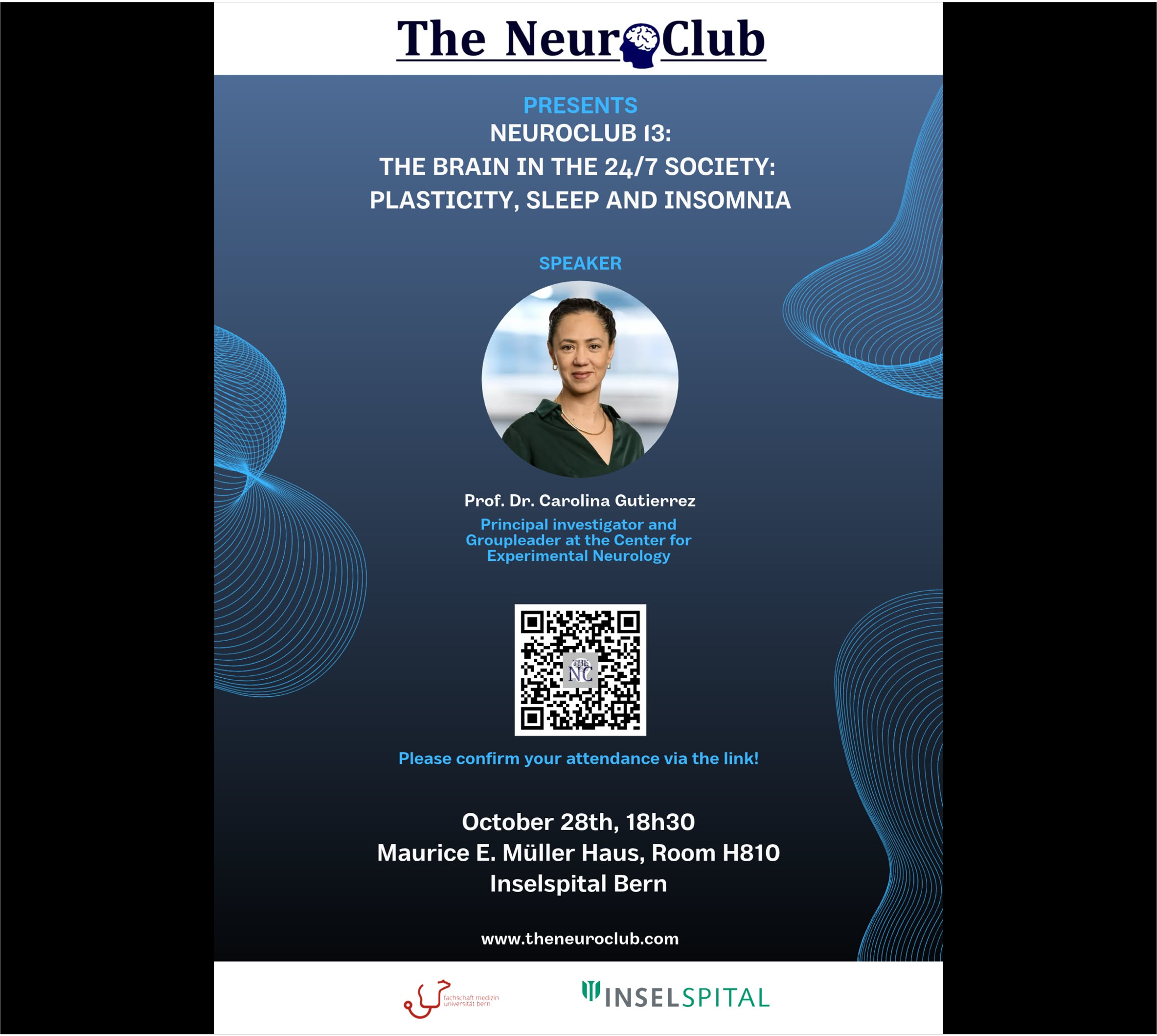 NeuroClub 13: The Brain in the 24/7 Society: Plasticity, Sleep and Insomnia