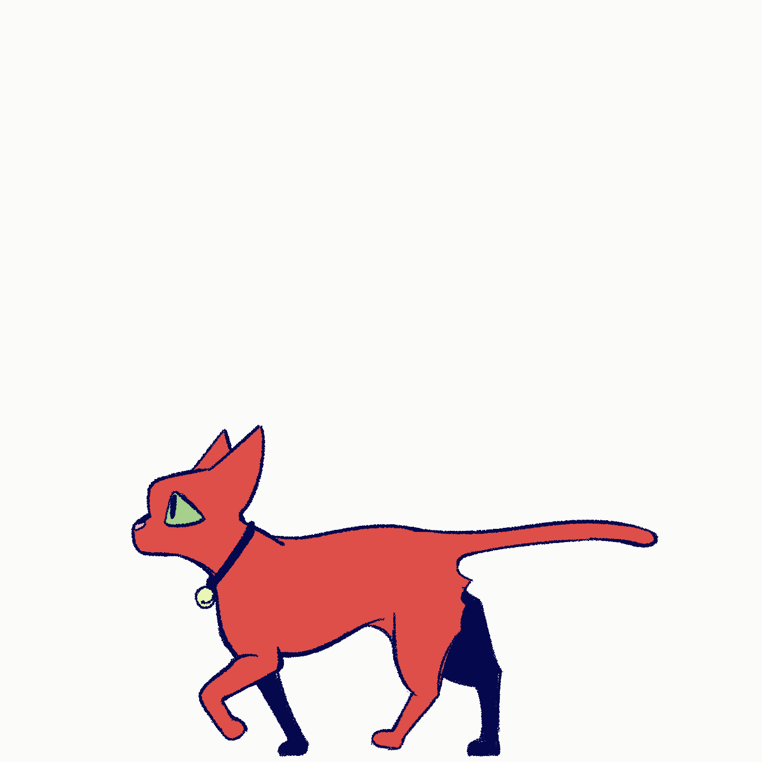 character animations made for an interactive animation in Unity! play here: https://saeiken.itch.io/kitty-animations
