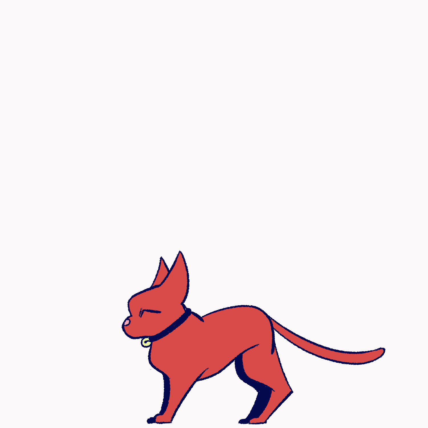 character animations made for an interactive animation in Unity! play here: https://saeiken.itch.io/kitty-animations