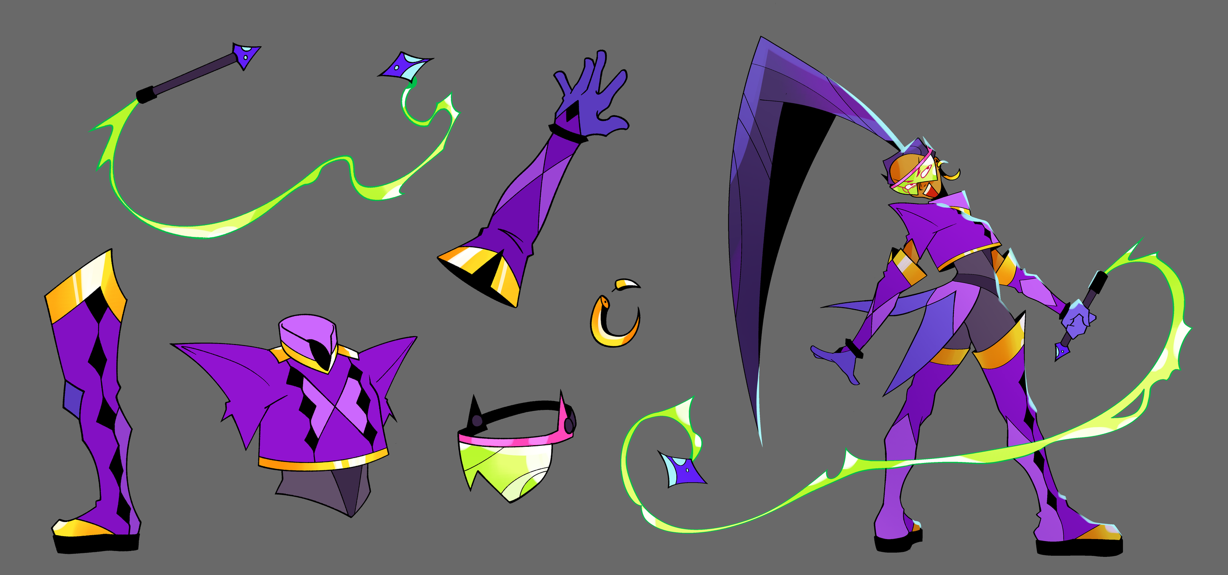 a villainous sci-fi space cop and her bumbling henchperson.