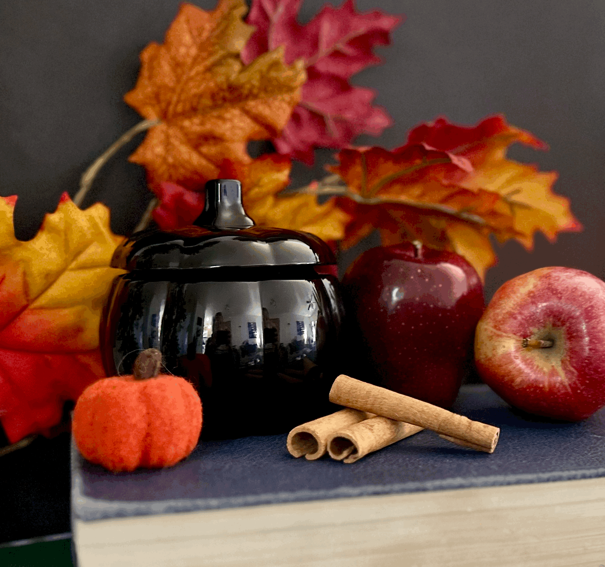 Autumn - Glass  Pumpkin