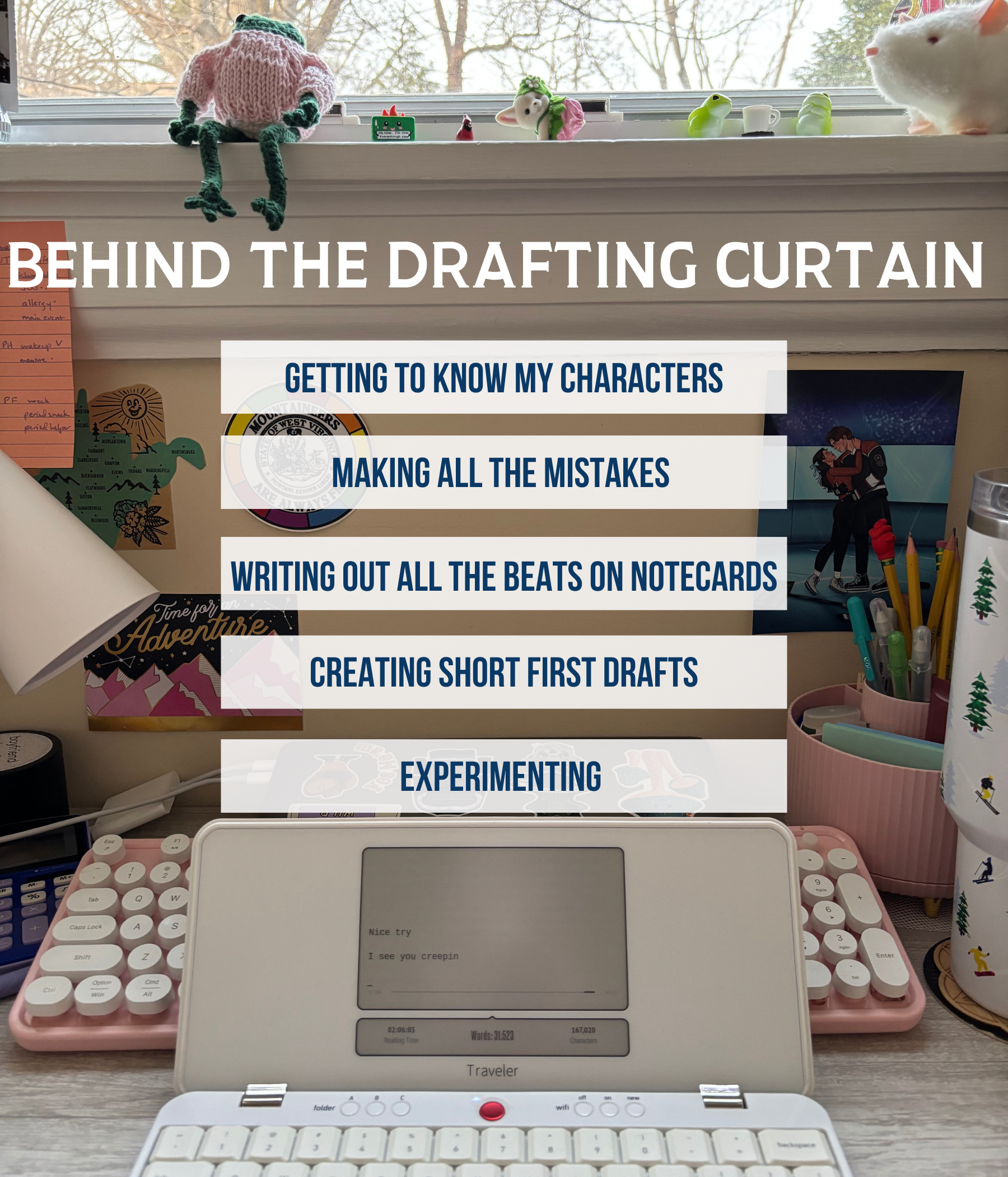 Behind the Scenes Part I: Sloppy Firsts