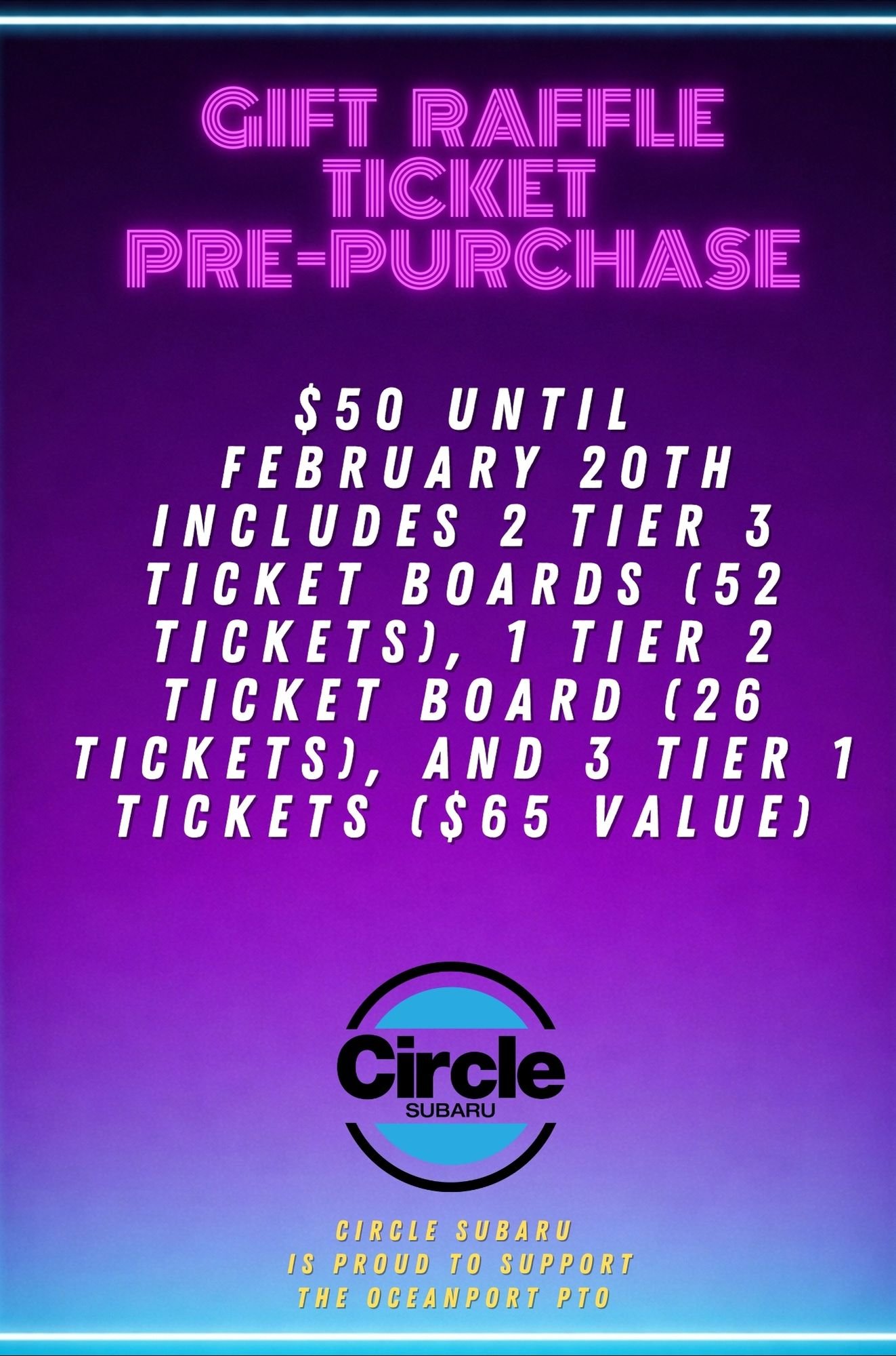 Raffle Ticket Pack Pre-Purchase