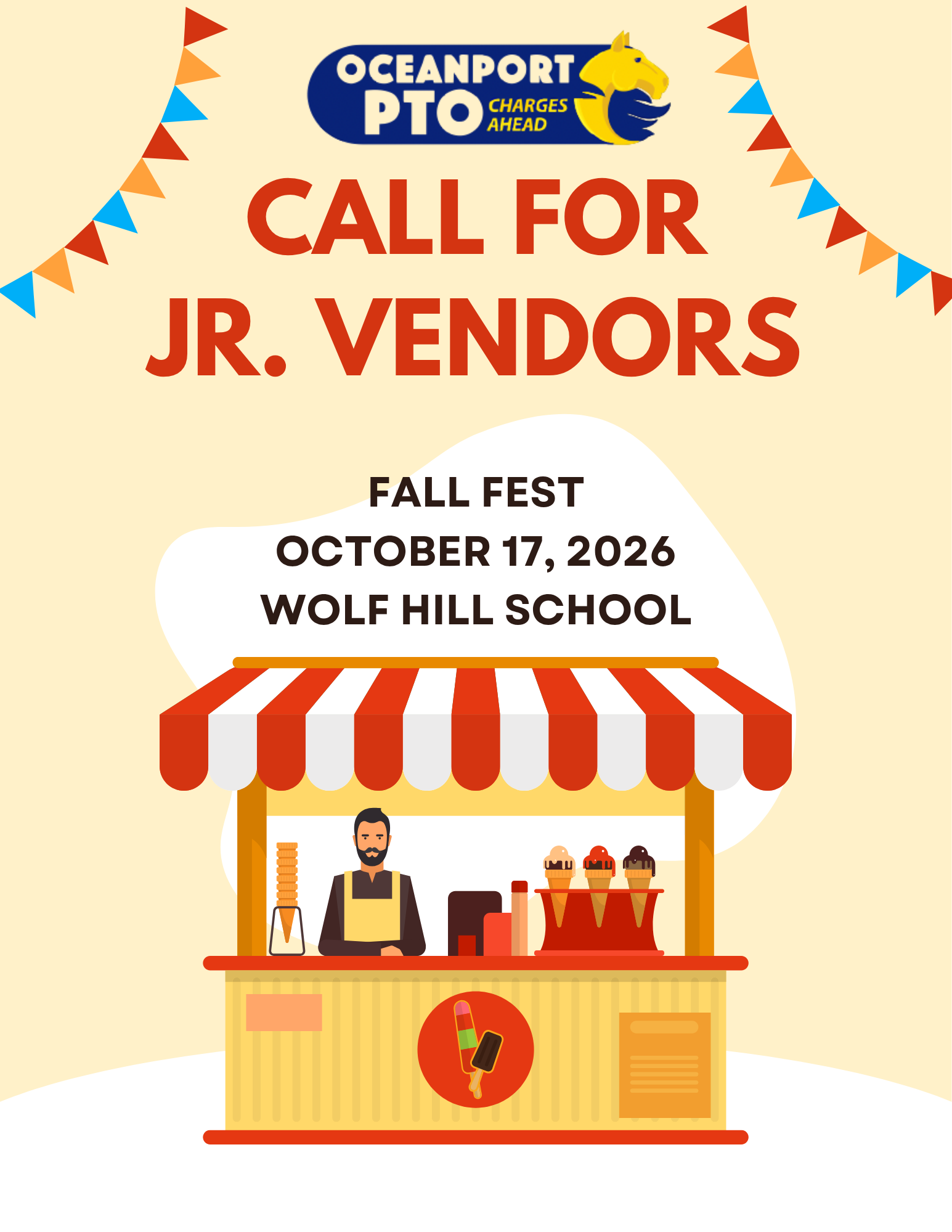 Fall Fest Jr. Vendor Application (2nd-8th Grade Only)