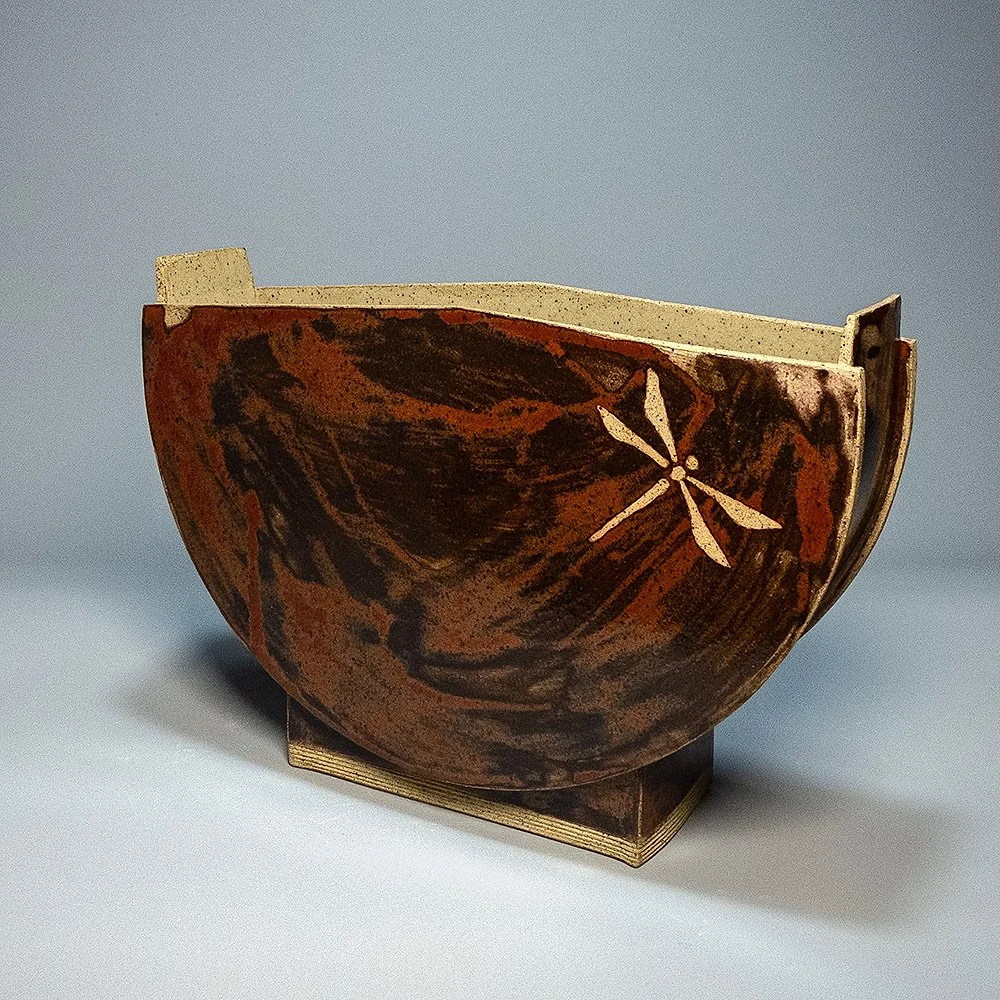 Half-moon Vase Red Dragonfly Reverse 3Q.jpg