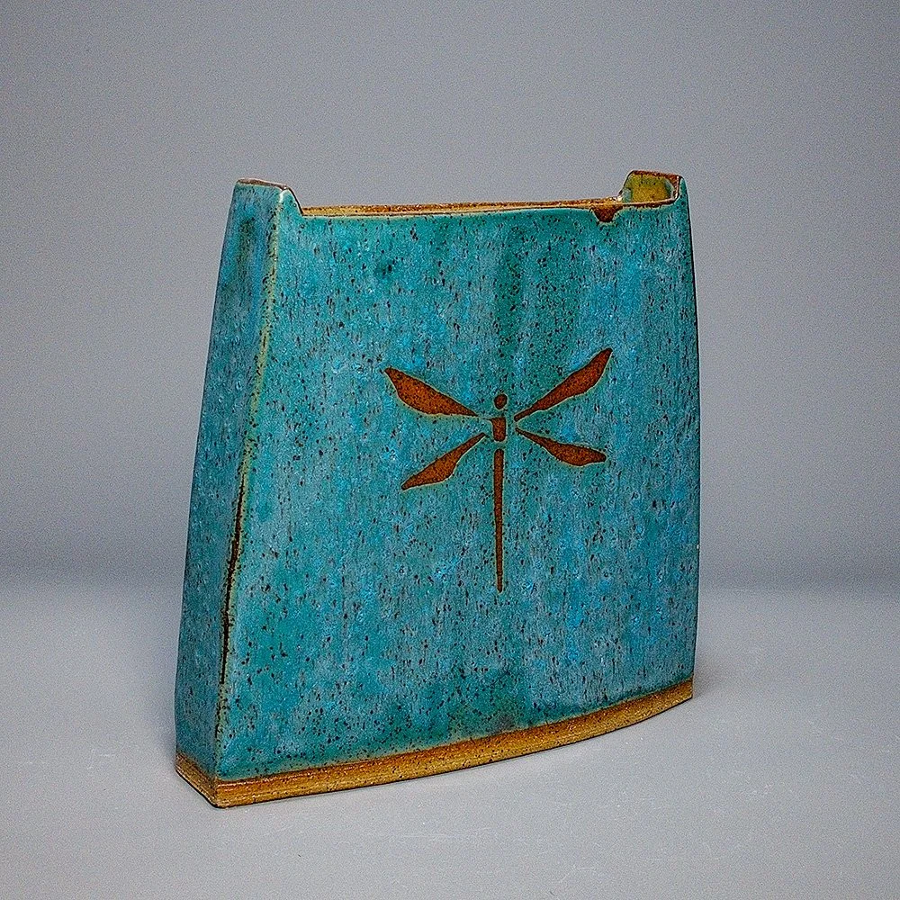 Pocket Vase Turquoise agonfly 1 3Q.jpg