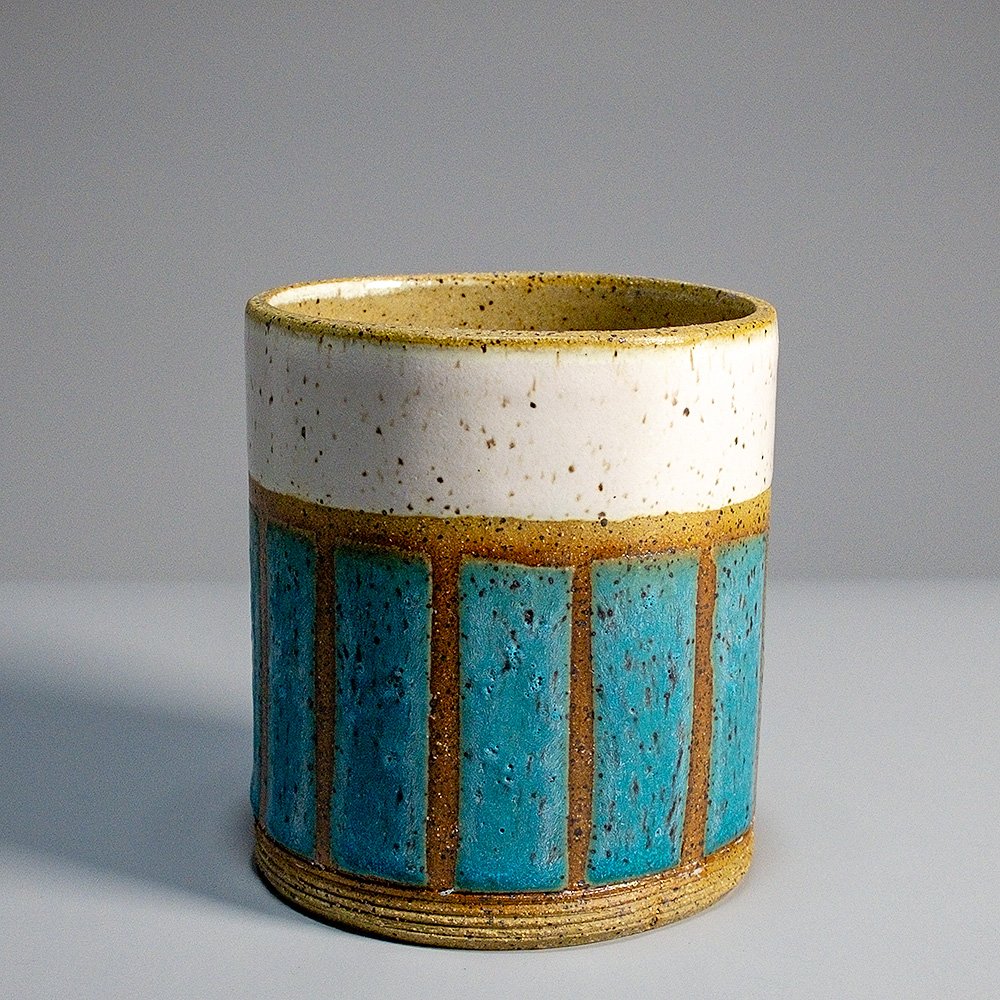 Tumbler 2 Tone White and Turquoise.jpg