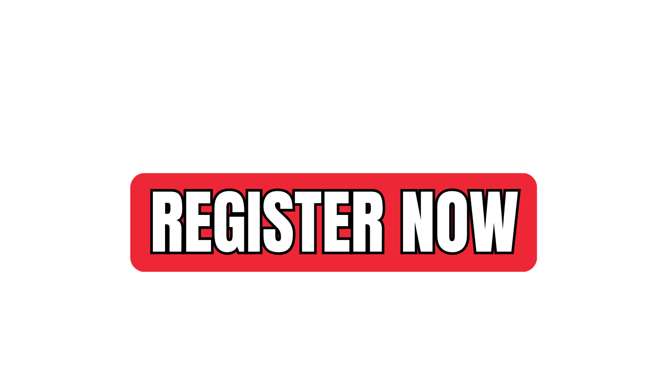 A black button with white text that says 'Register Now' inside a red border.