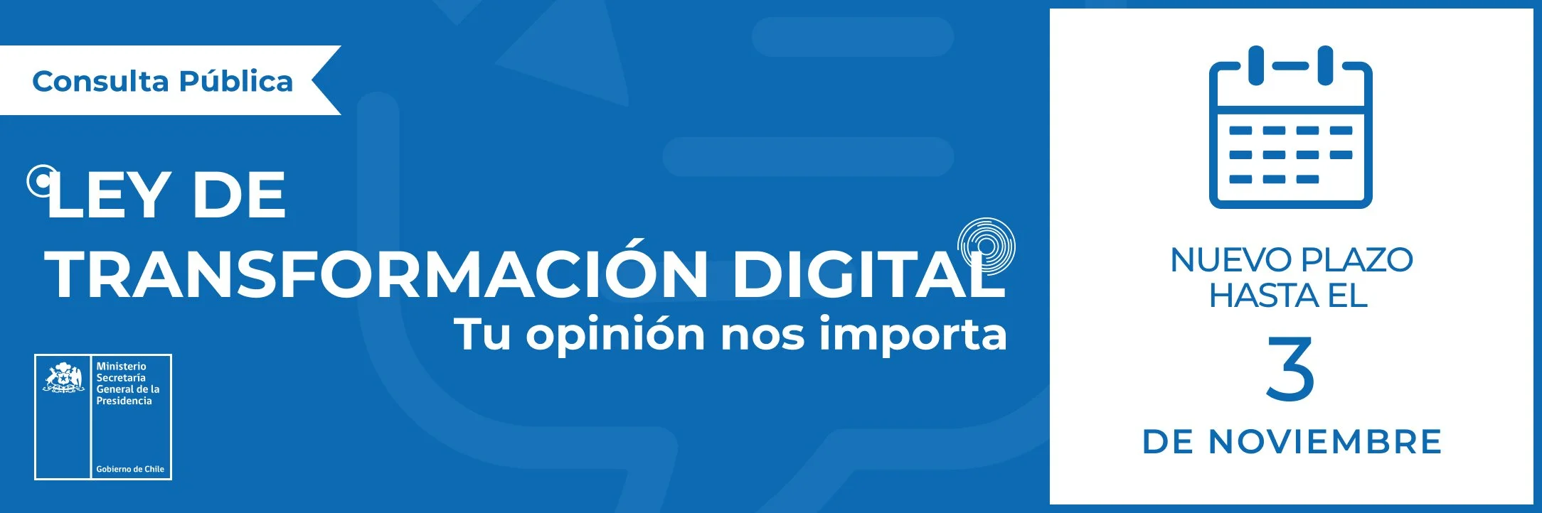 Consulta pública Ley de Transformación digital