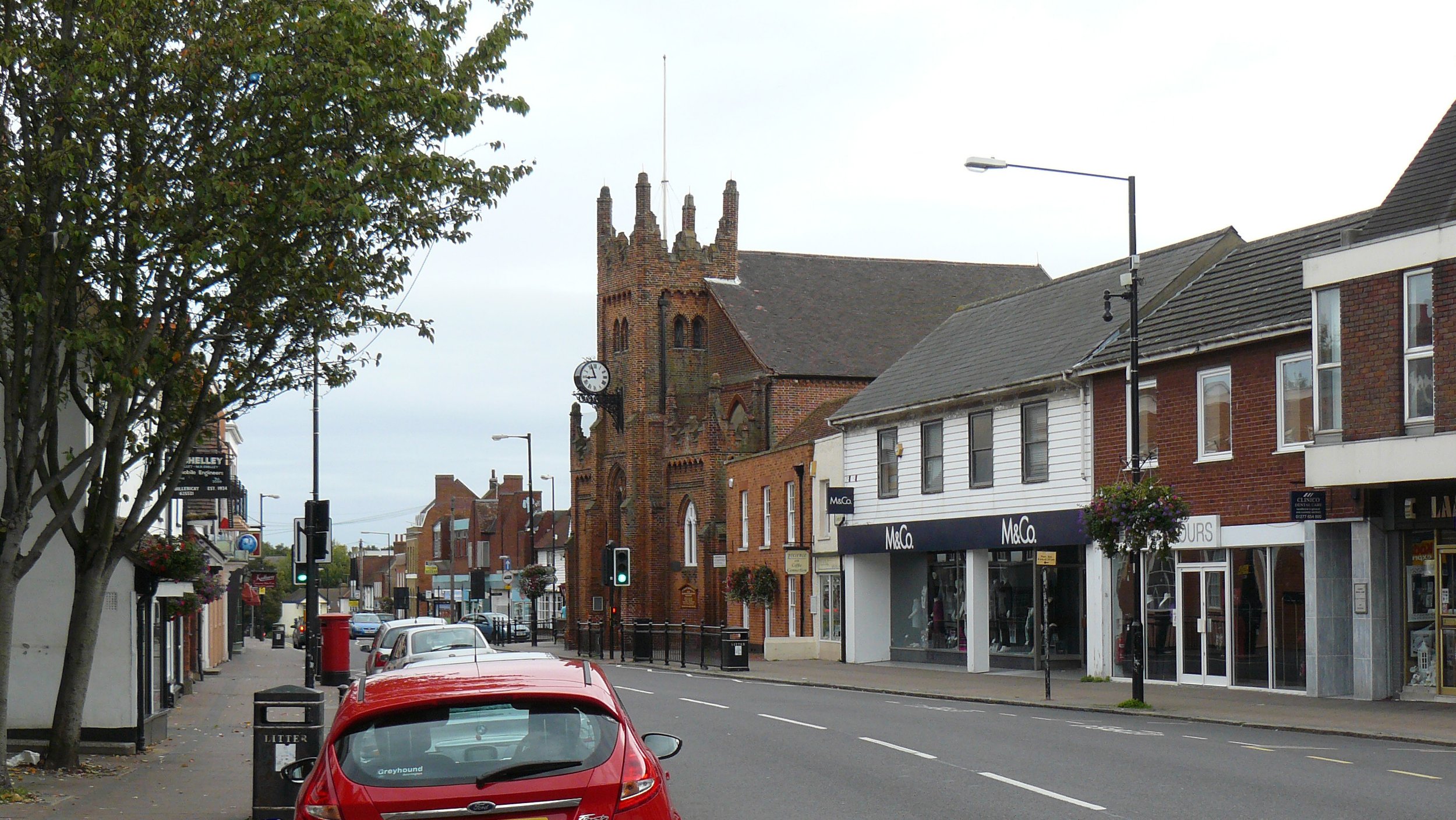 Billericay town shops, home to LaunchLayer’s Wi-Fi and family tech support