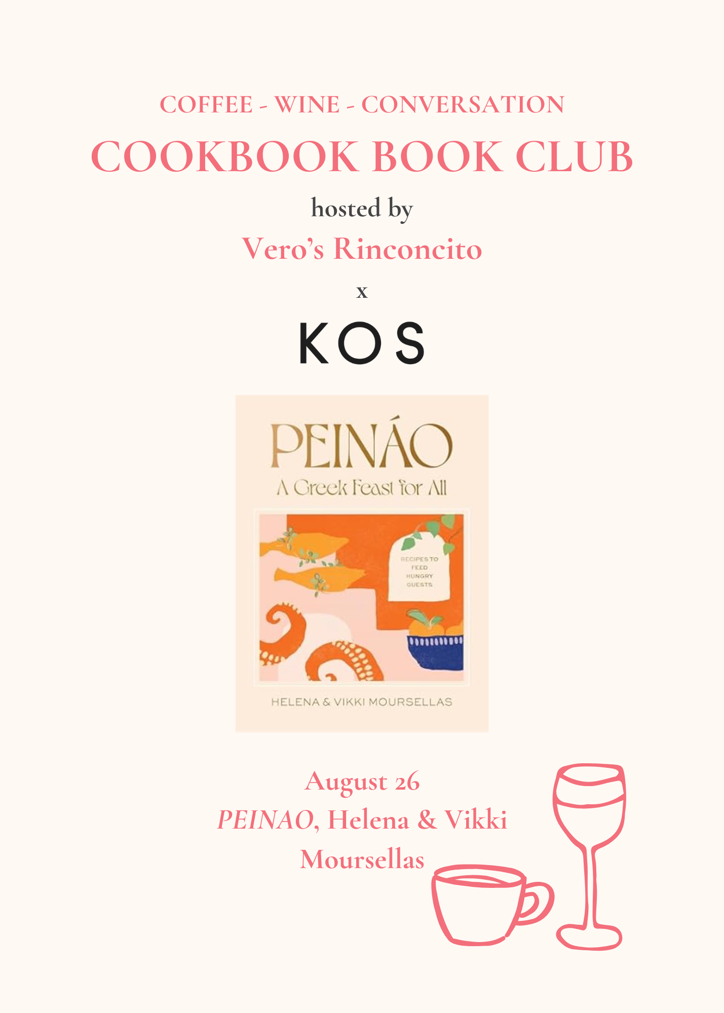 KOS Cookbook Club Seating