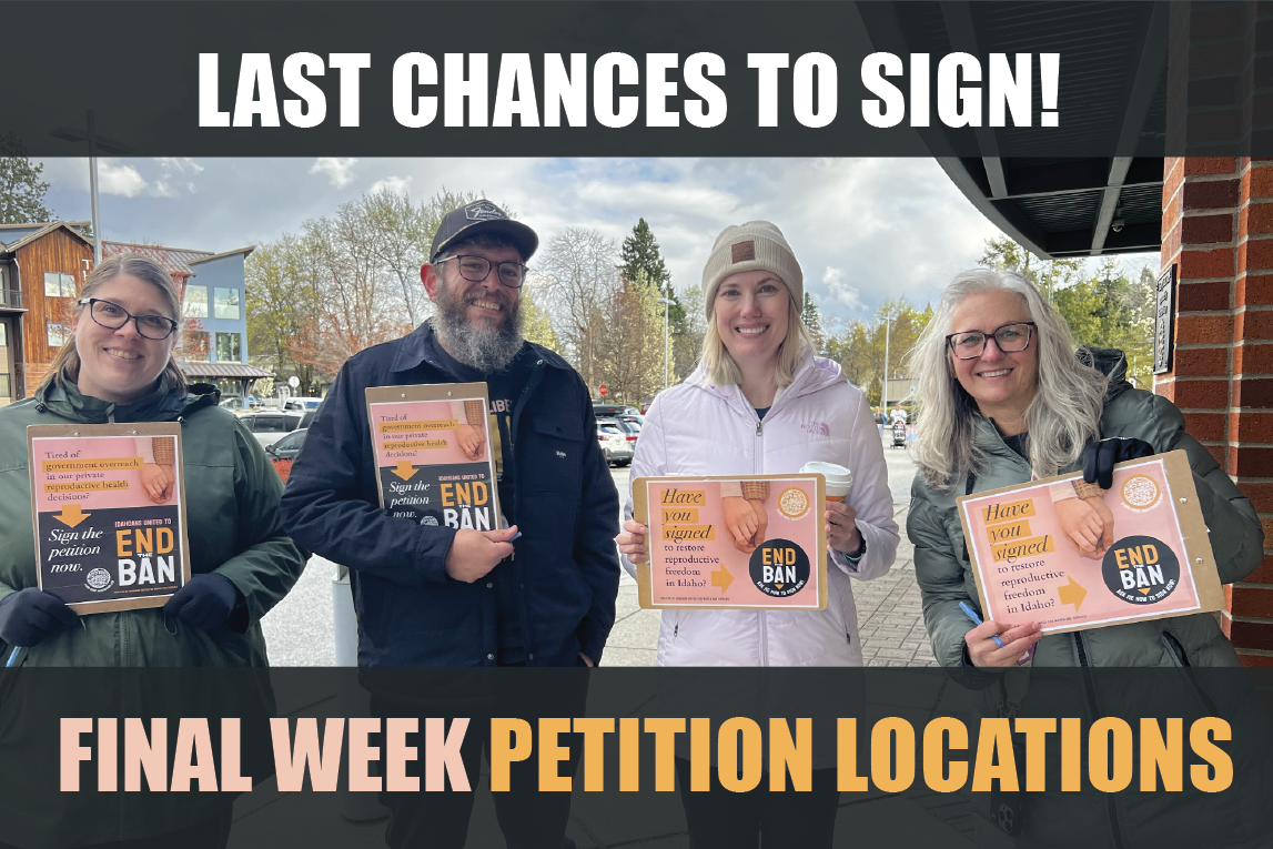 Last Chance: Sign in Pocatello