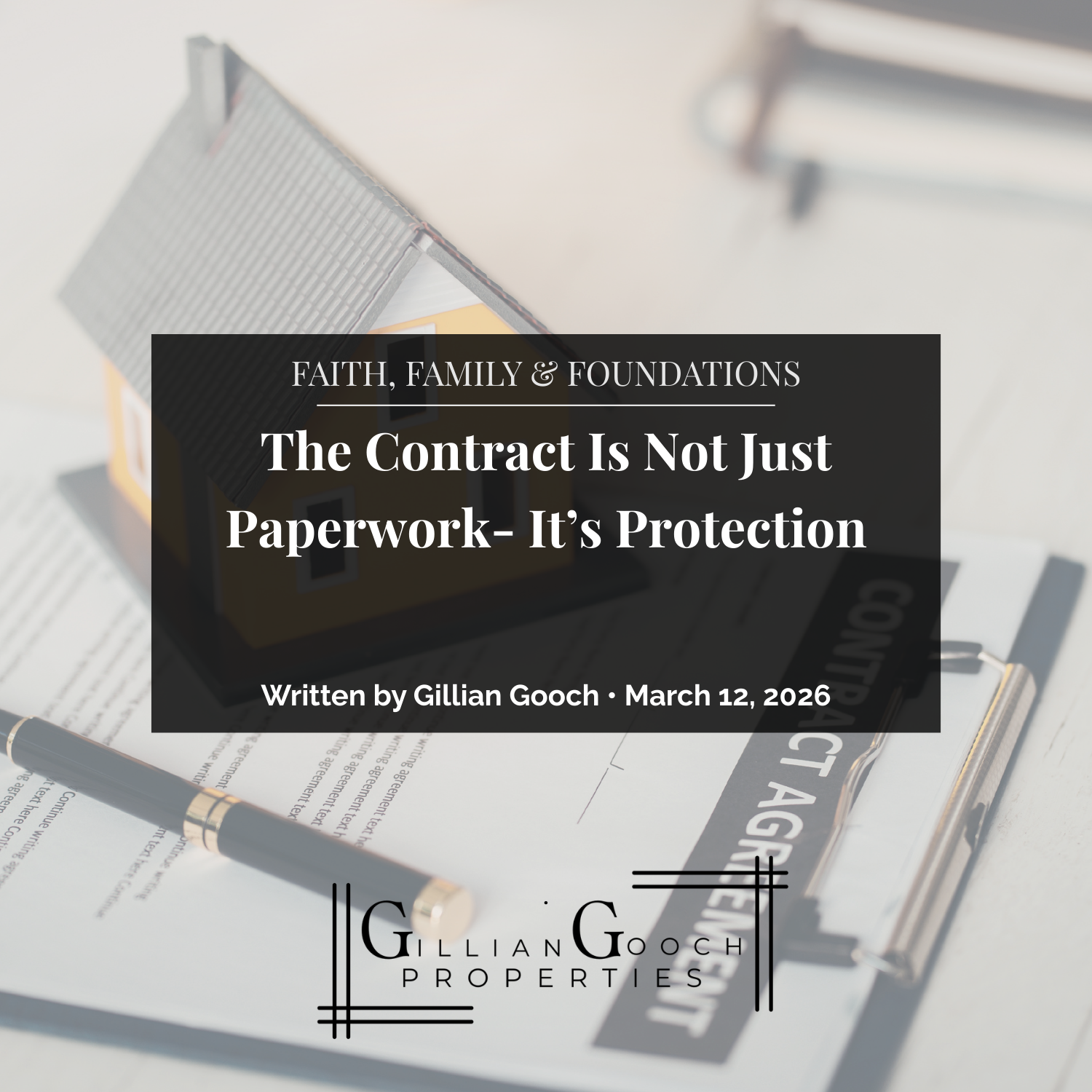The Contract Is Not Just Paperwork — It’s Protection