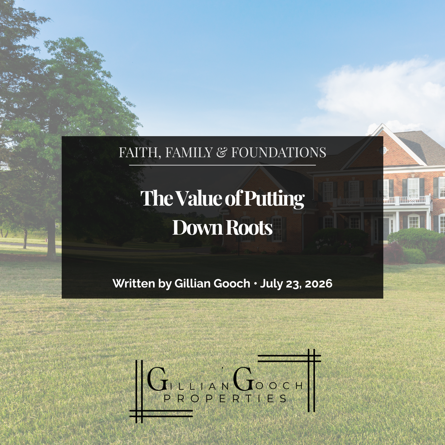 The Value of Putting Down Roots