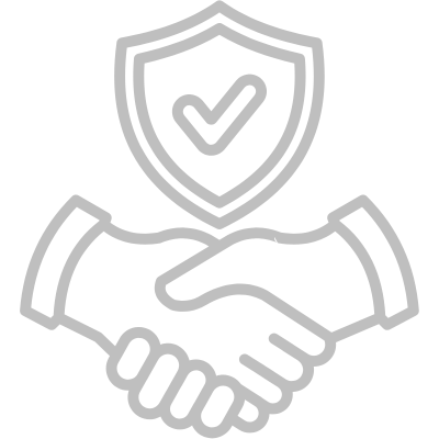 Handshake icon symbolizing professional partnership, integrity, and client trust with Realtor Gillian Gooch.