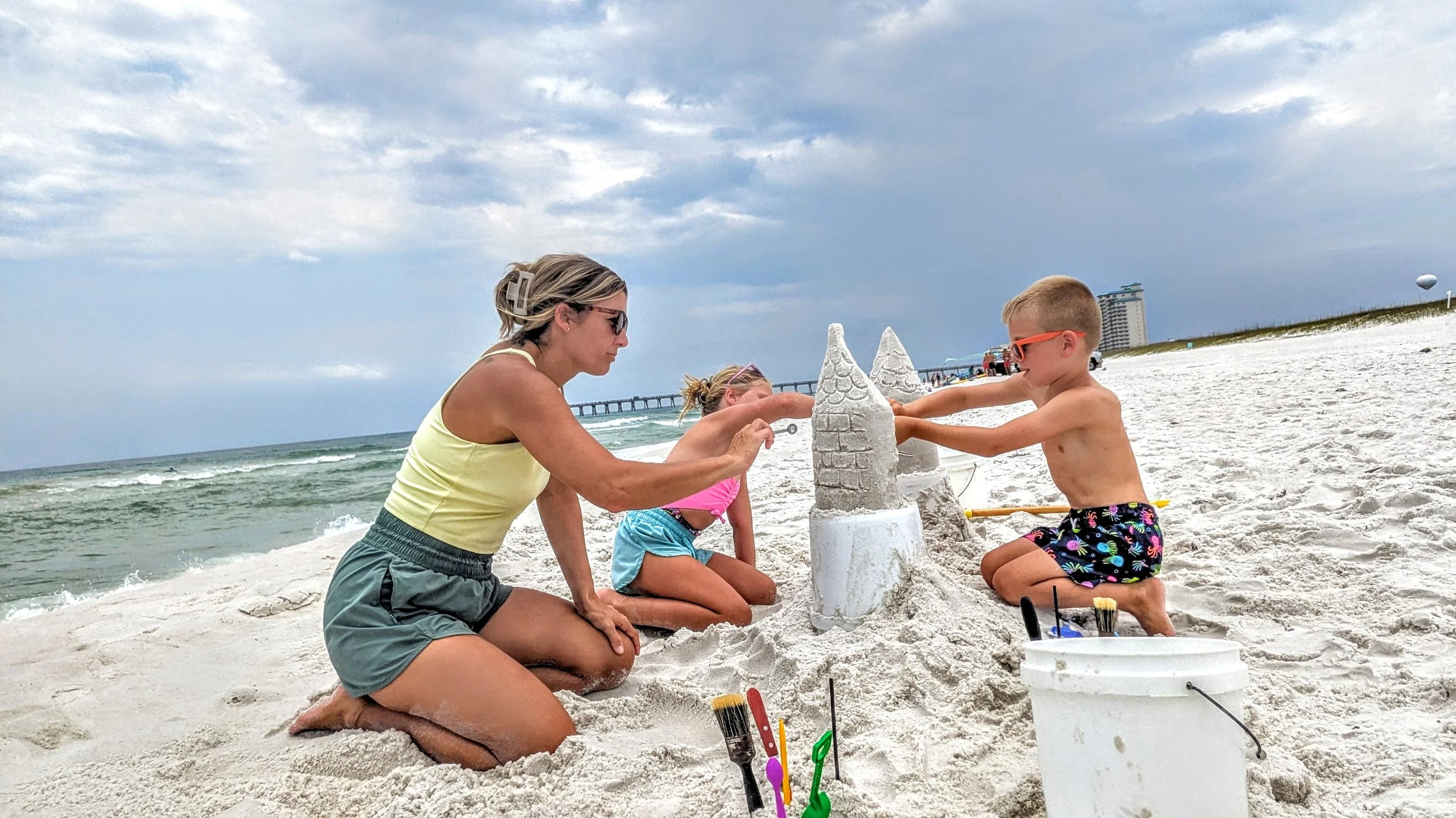 Sand, sandcastles classes, Beach, art, sculpture