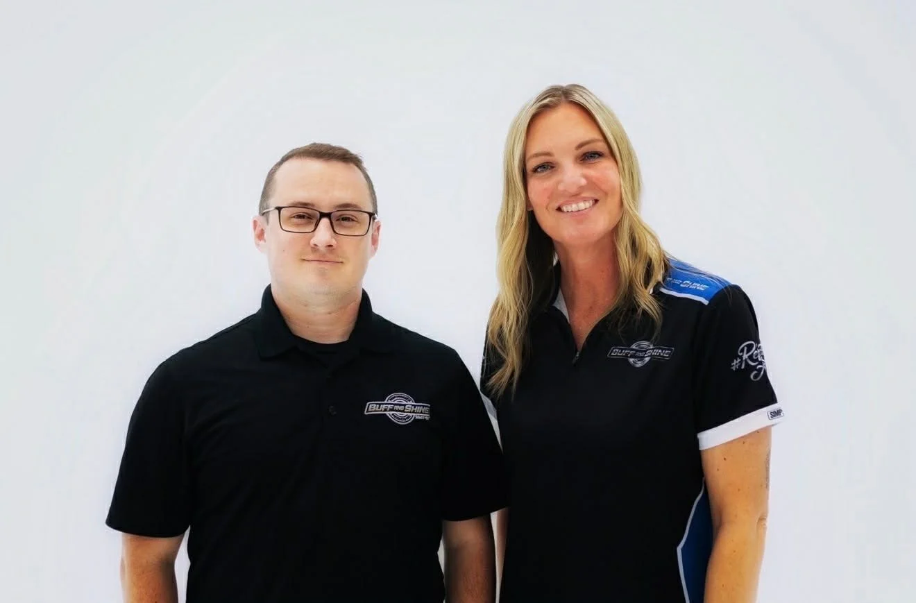 Tony and Sydni from Buff and Shine will be at the shop tomorrow afternoon!  Who wants to stop in around 1 for a free polishing class?? Come by the shop, meet with Buff and Shine team, hang out and "polish" up on your paint correction skills